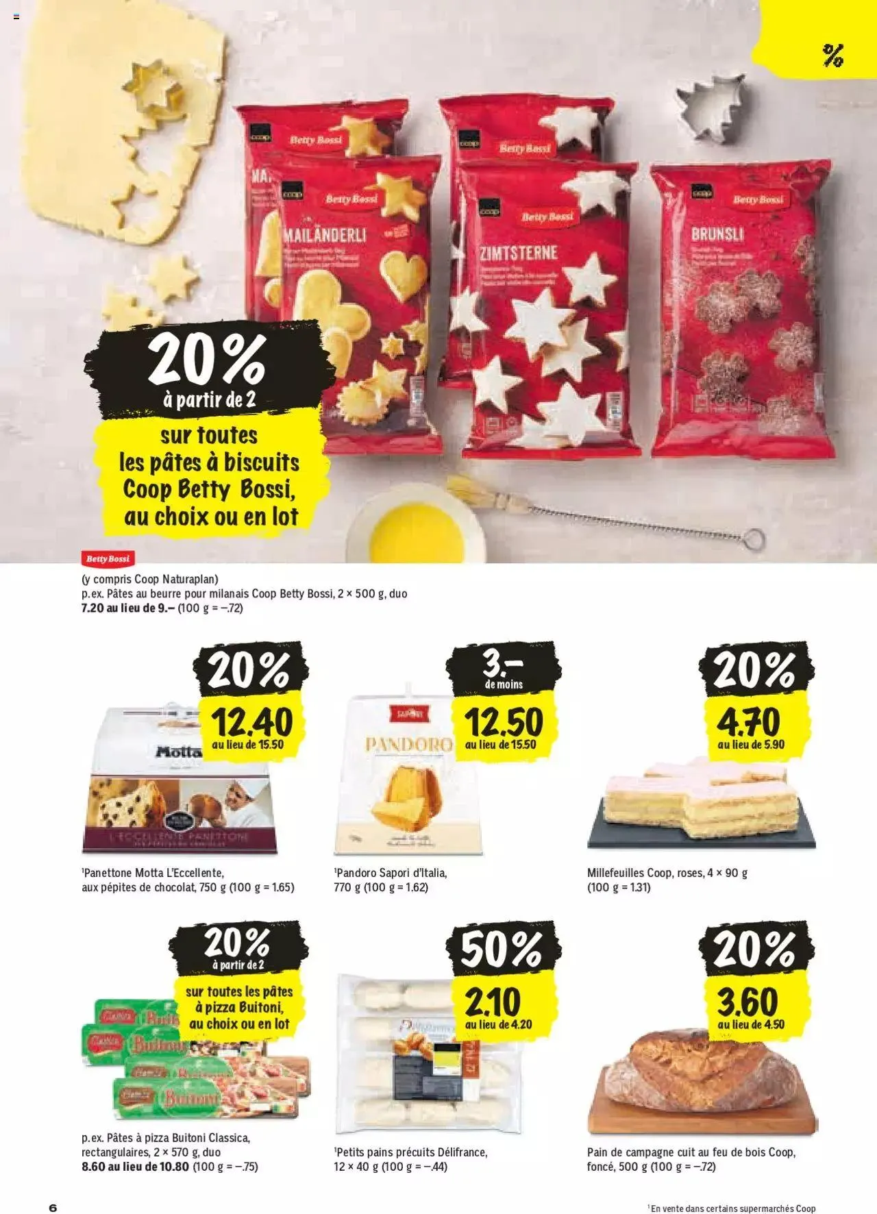 Coop - Les actions de la semaine von 5. Dezember bis 10. Dezember 2023 - Prospekt seite 6