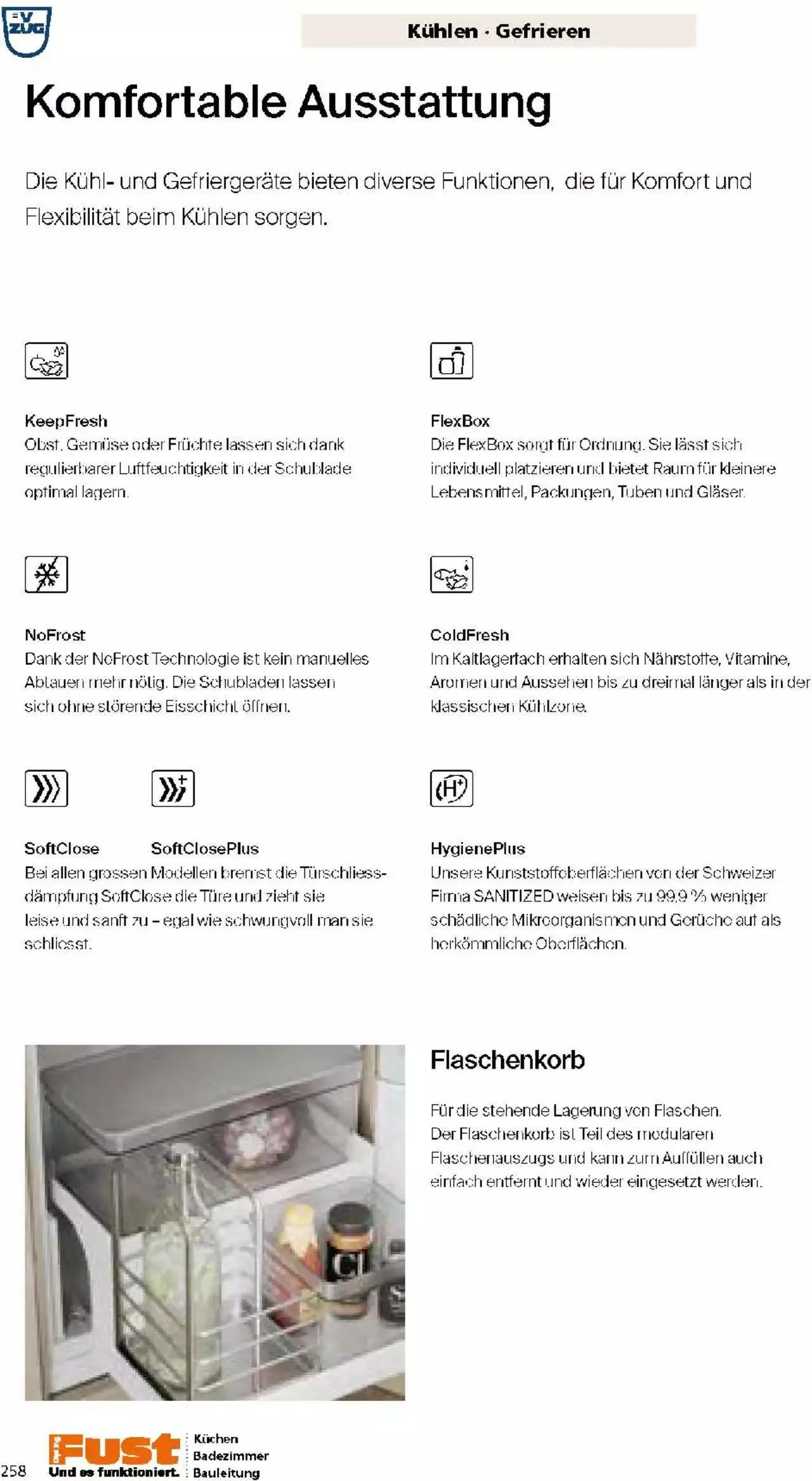 Fust Küchen- und Badezimmerprospekt von 4. März bis 31. Dezember 2024 - Prospekt seite  258