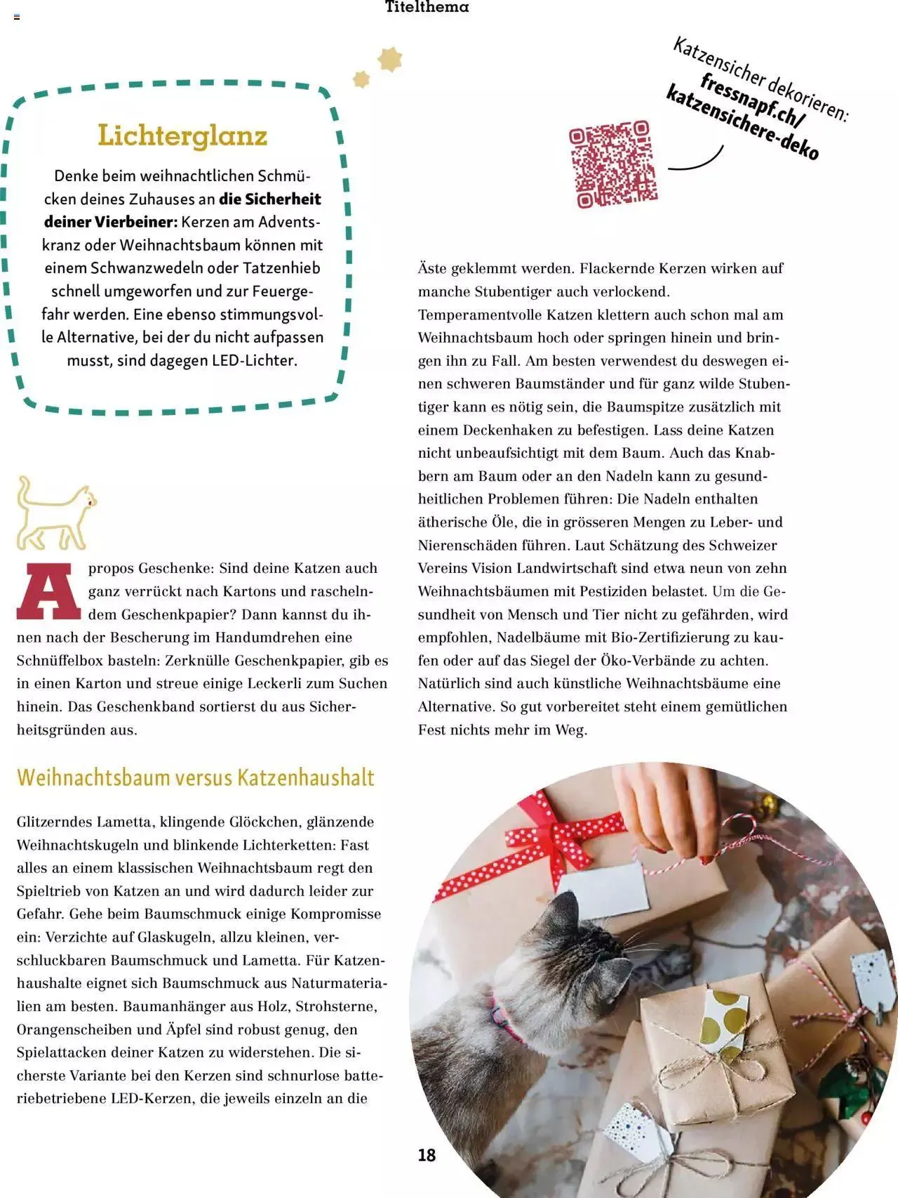 Fressnapf Aktionen von 1. November bis 31. Dezember 2023 - Prospekt seite  18