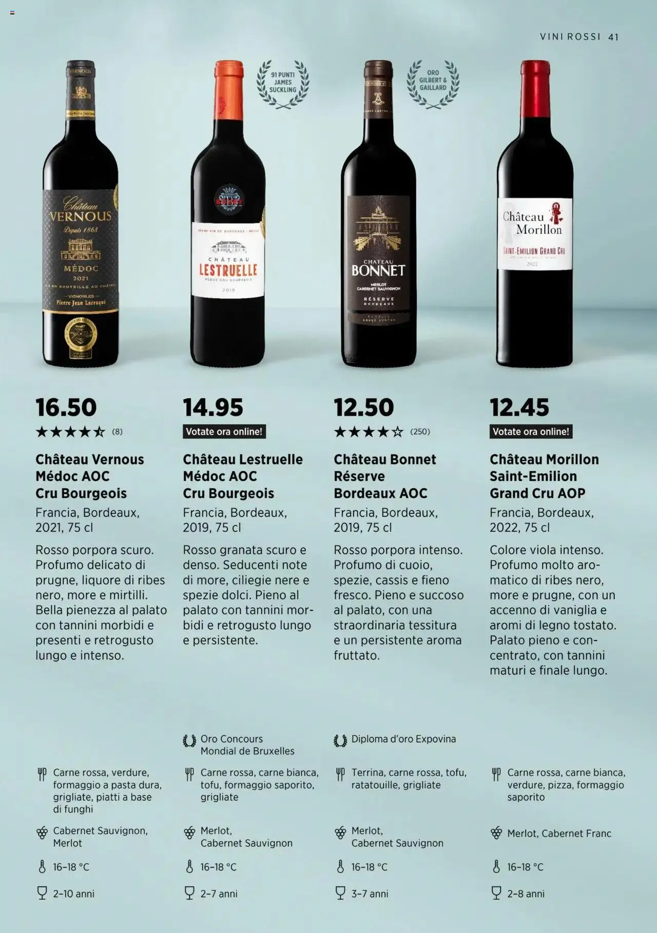 Denner Aktionen Guida dei vini 2024/2025 von 11. September bis 31. Dezember 2024 - Prospekt seite 41