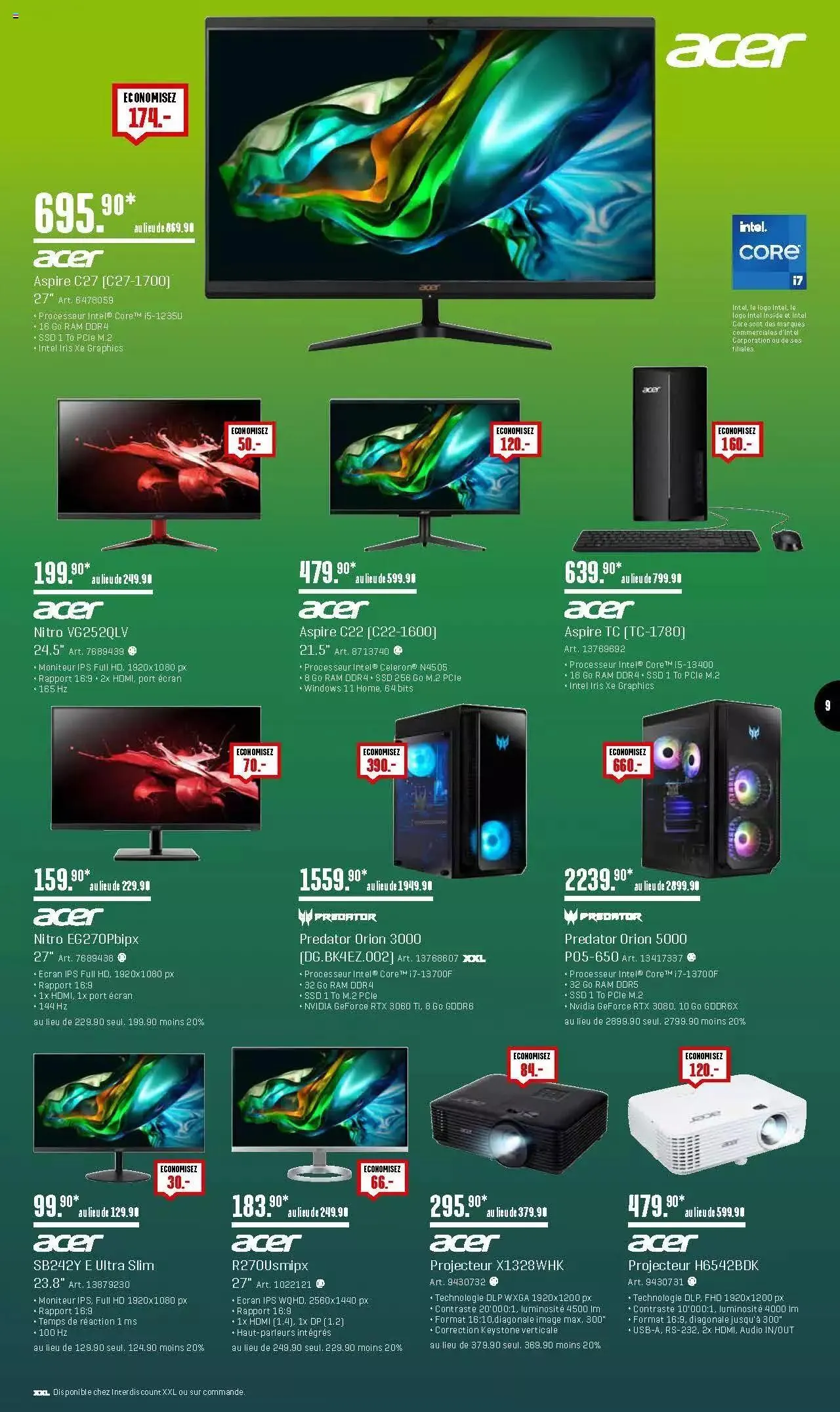 Interdiscount Aktionen FR von 26. Juni bis 31. Dezember 2023 - Prospekt seite  9