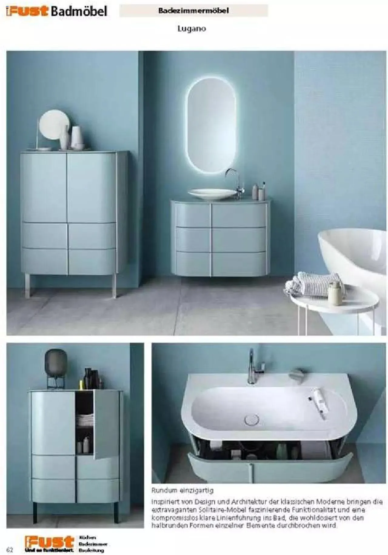 Fust Badezimmermagazin von 17. April bis 31. Dezember 2023 - Prospekt seite  62