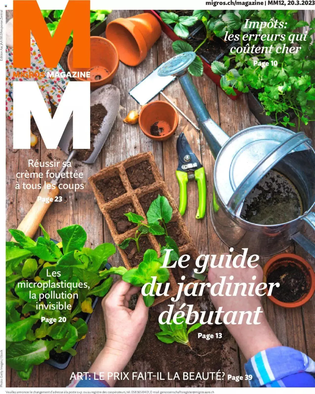 Migros Le guide du jardinier débutant von 20. März bis 31. Dezember 2023 - Prospekt seite  1