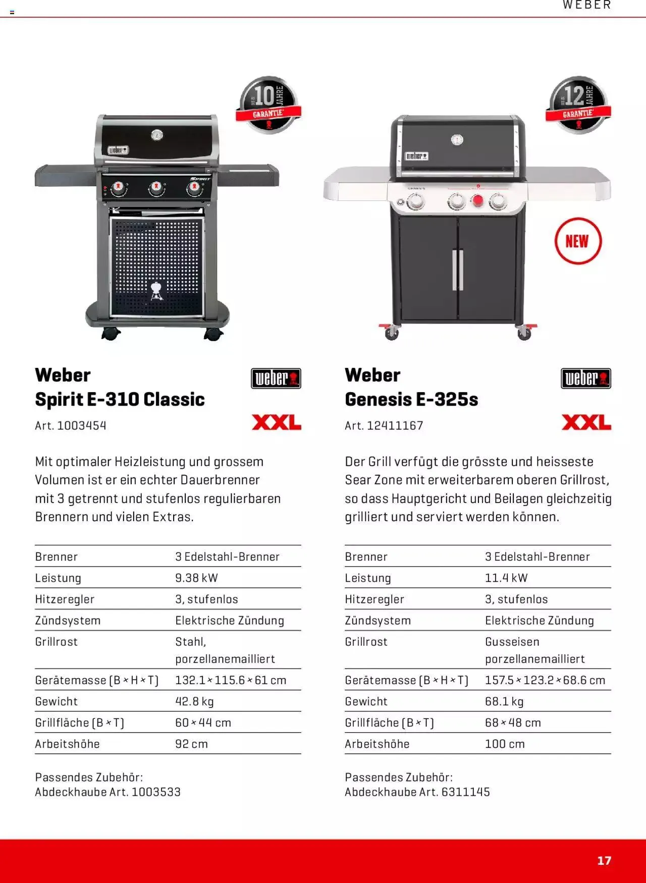 Interdiscount Grill Prospekt von 13. März bis 31. Dezember 2023 - Prospekt seite  17