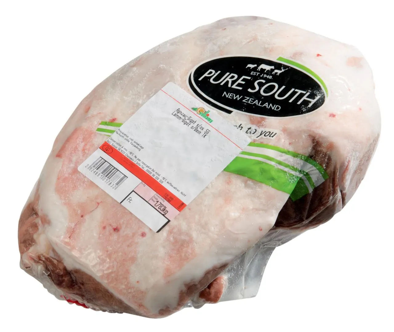 , aus Neuseeland/Australien/Irland, ohne Bein