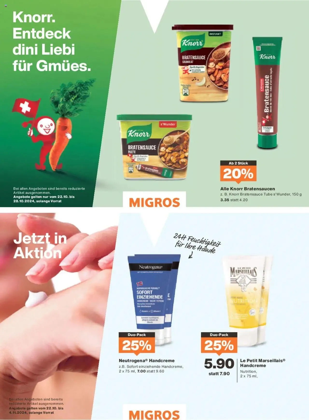 Migros - Magazin von 21. Oktober bis 27. Oktober 2024 - Prospekt seite 23