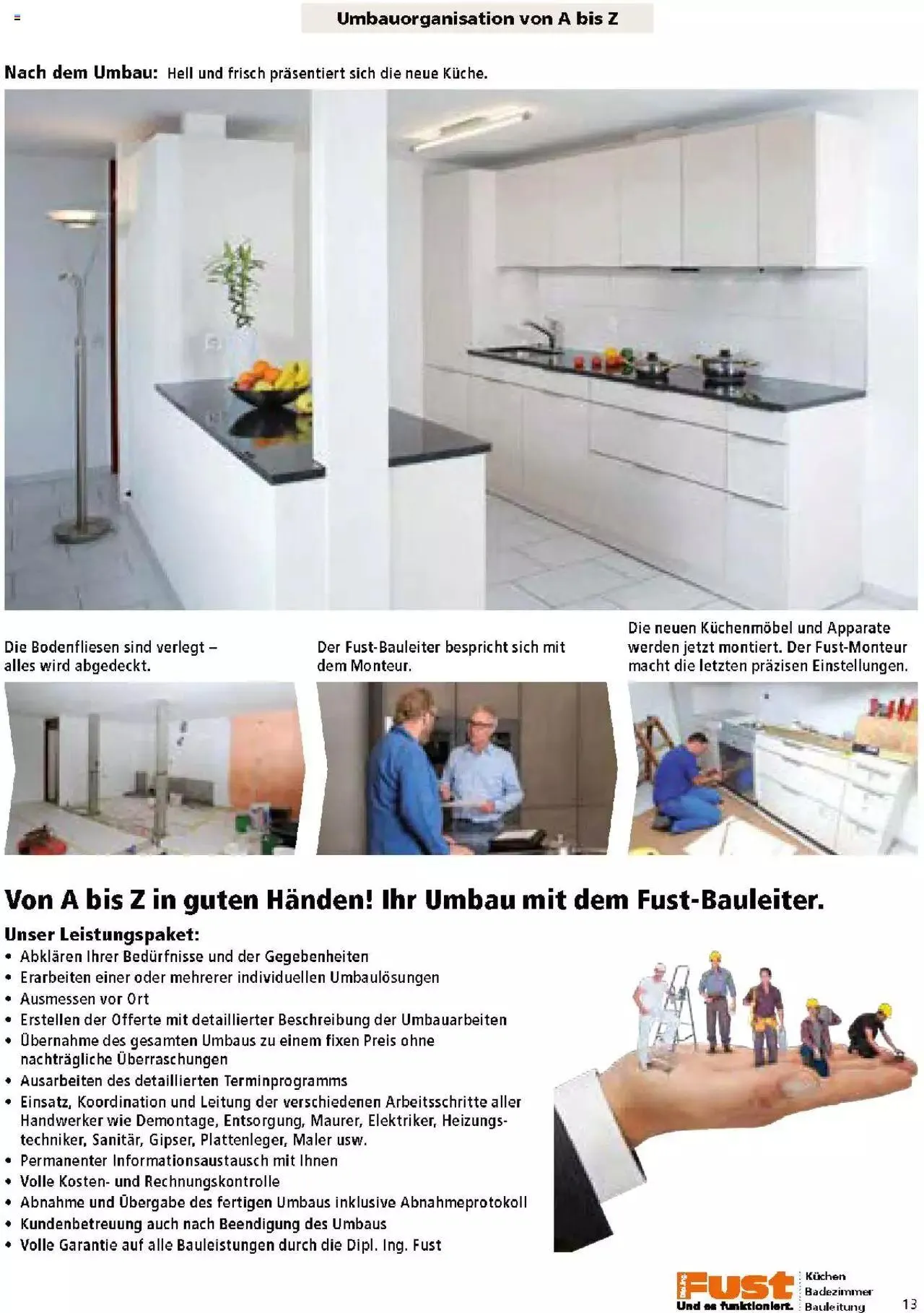 Fust Küchen- und Badezimmerprospekt von 4. März bis 31. Dezember 2024 - Prospekt seite 13