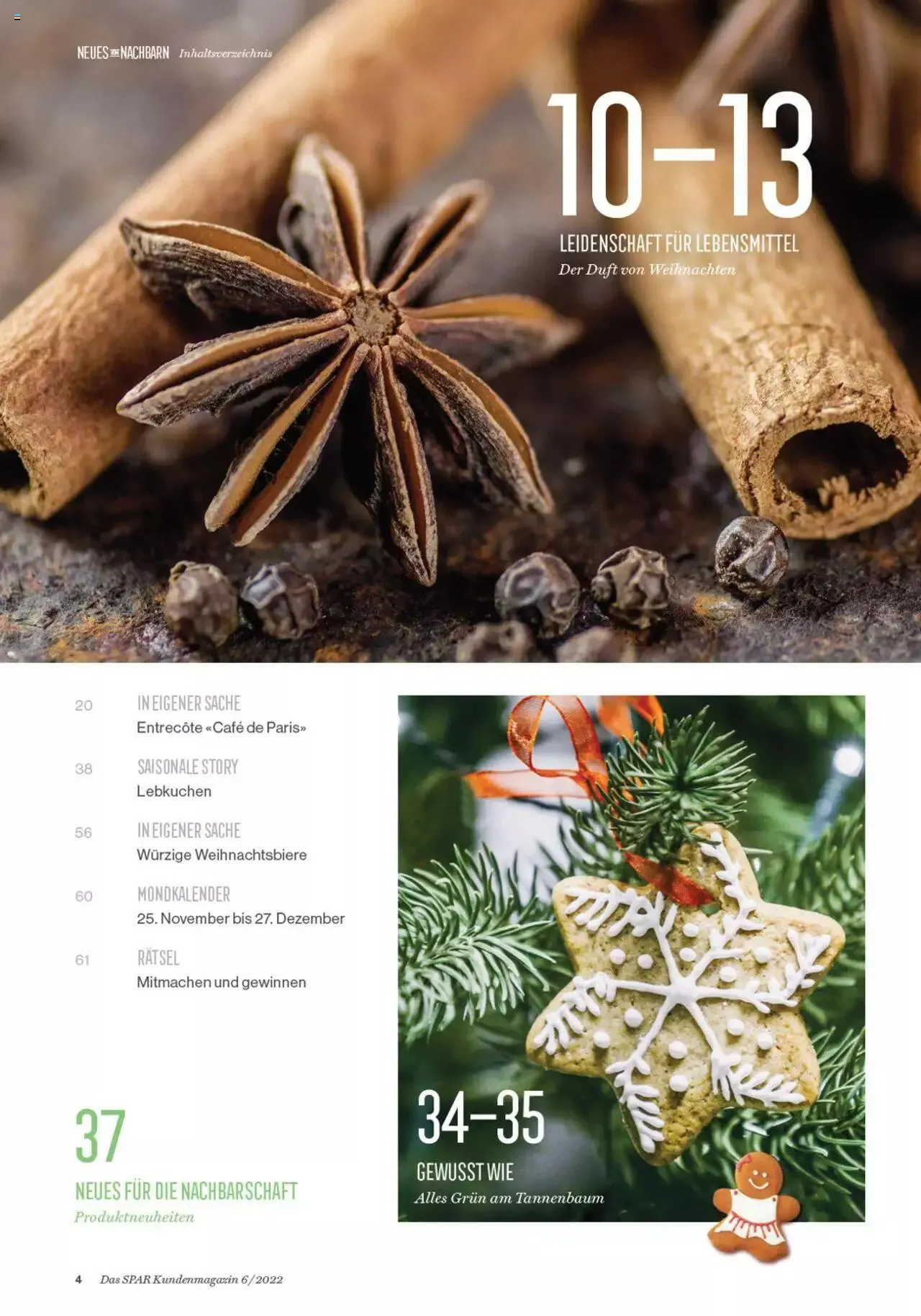 SPAR - Kundenmagazin 06 von 23. November bis 31. Dezember 2023 - Prospekt seite 6