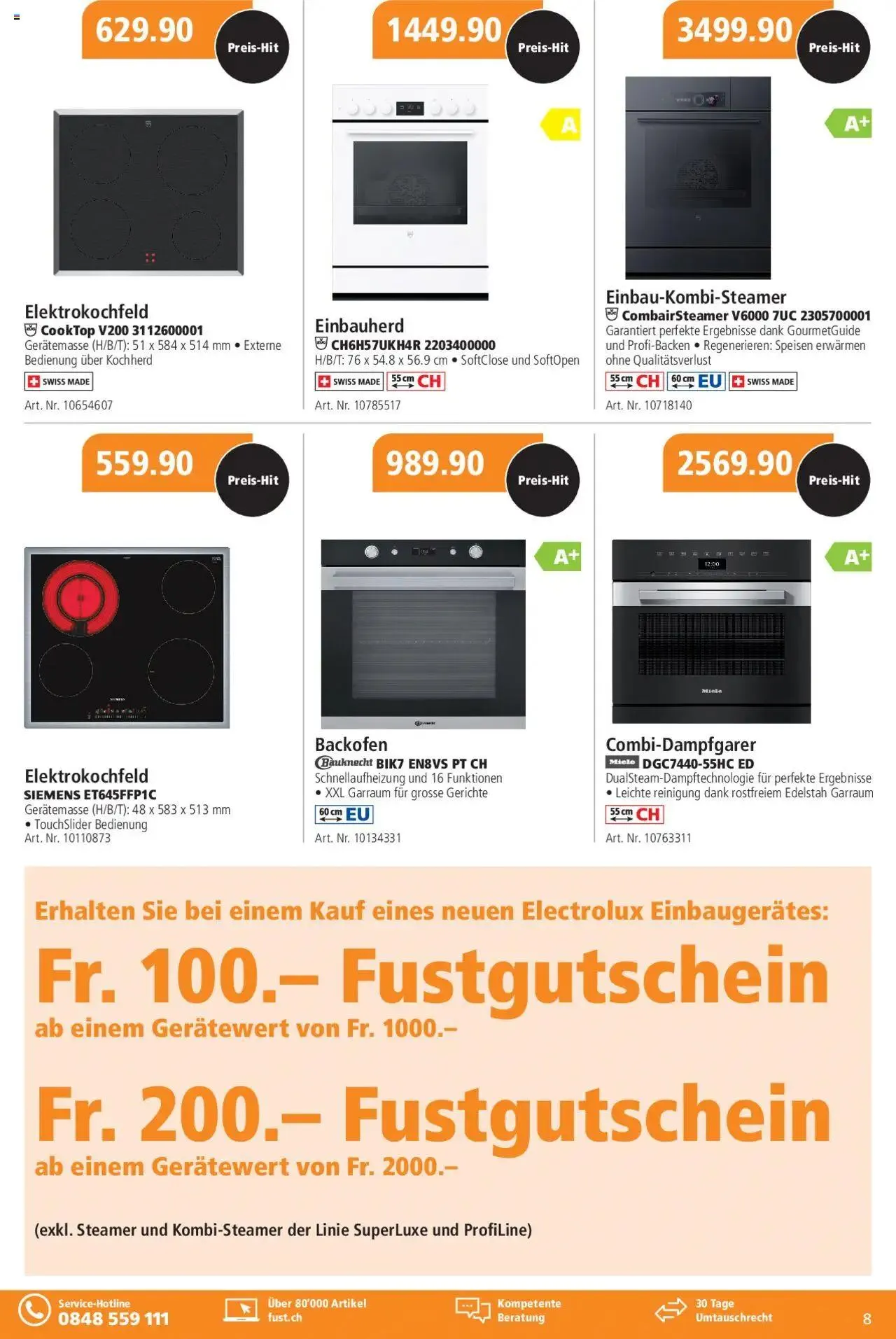 Fust Aktionen von 24. September bis 26. Oktober 2025 - Prospekt seite 8