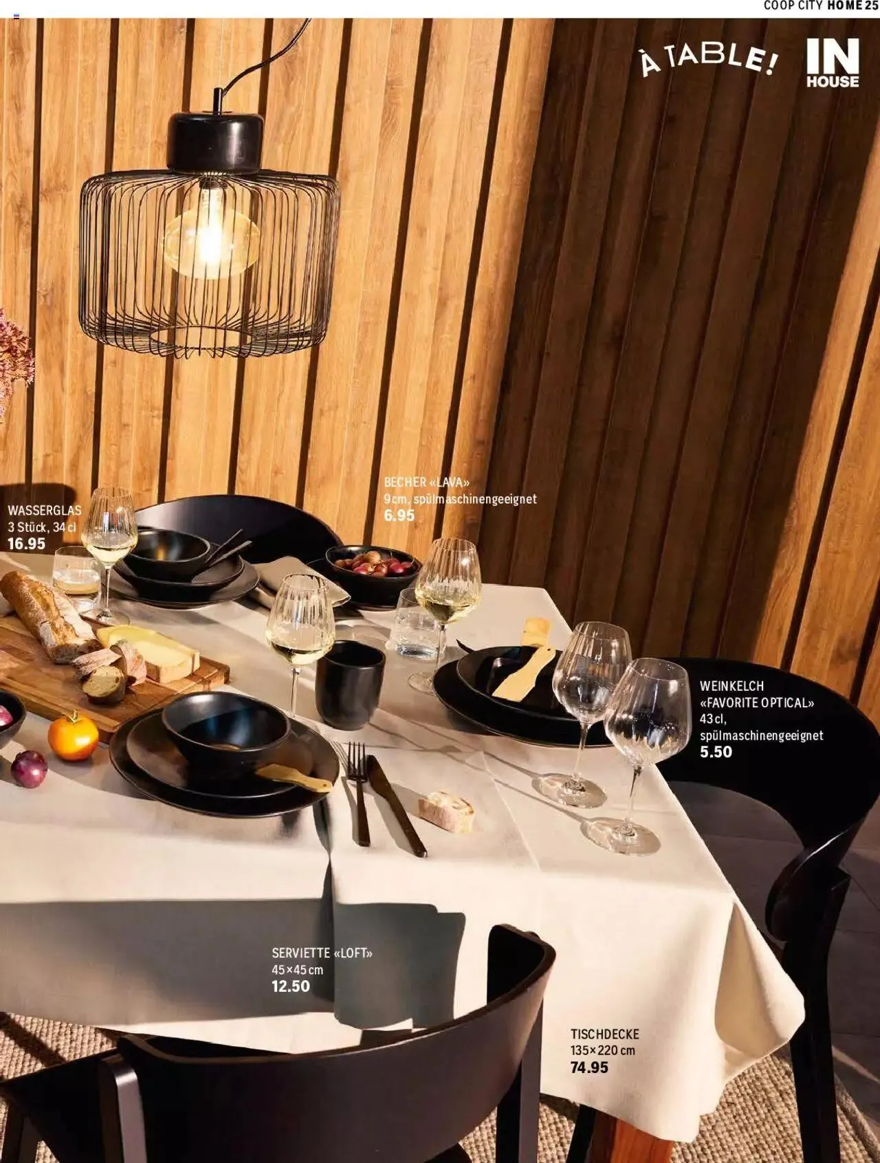 Coop City Magazin von 19. September bis 8. Oktober 2023 - Prospekt seite 25