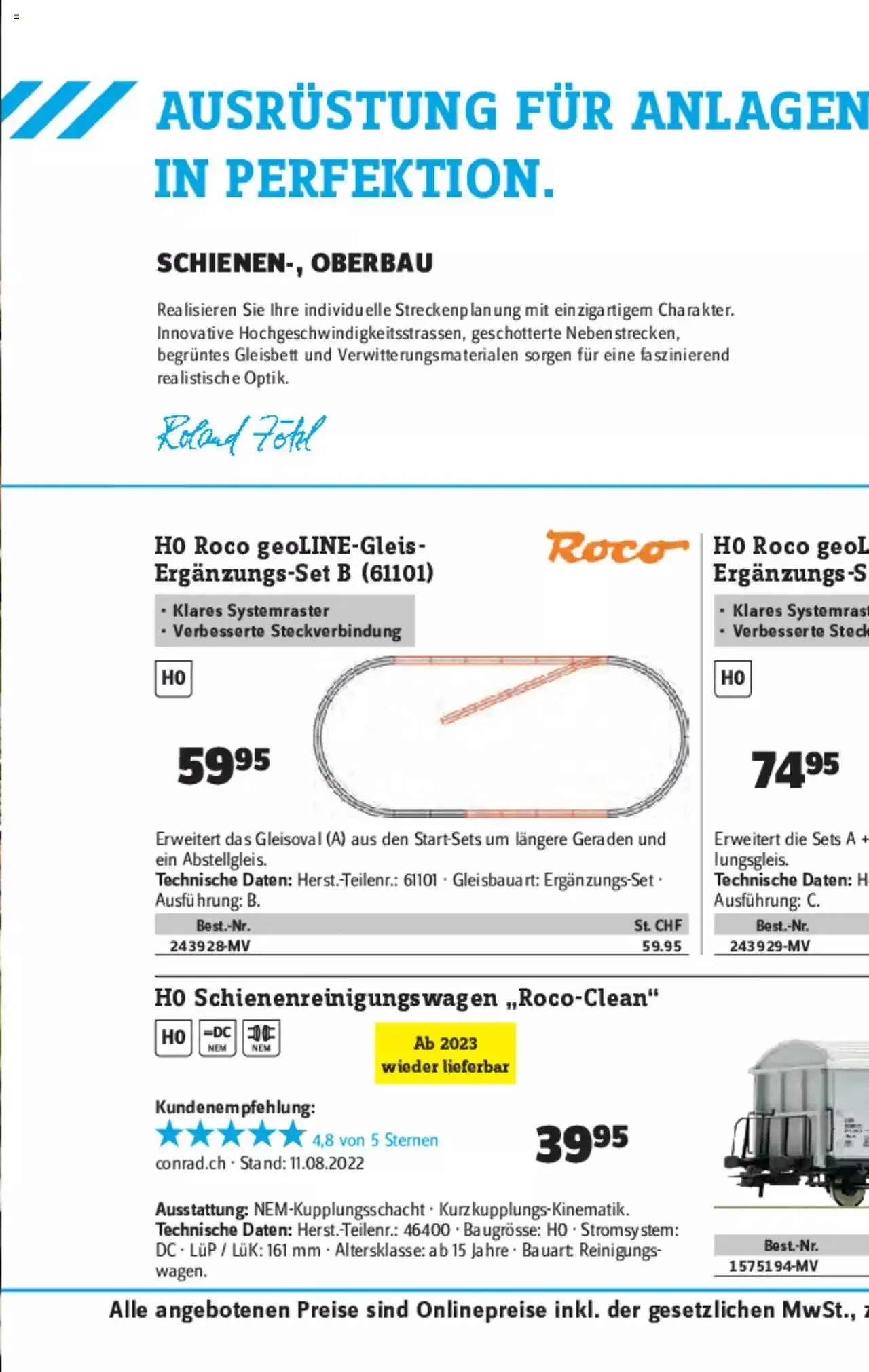 Conrad - Modellbahn Katalog 2022/23 von 5. September bis 31. Dezember 2023 - Prospekt seite  161