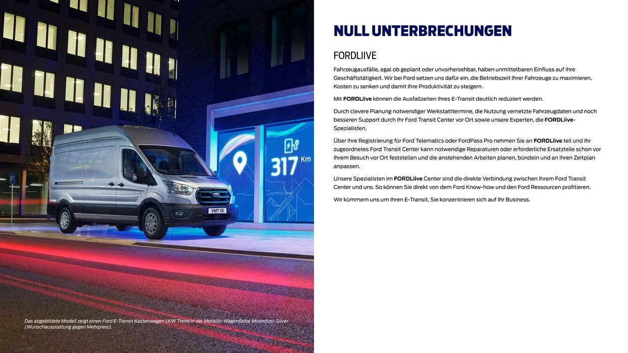 Der Neue Ford E-Transit  von 7. November bis 7. November 2024 - Prospekt seite  8