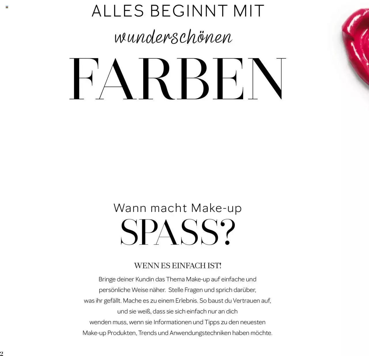 Mary Kay - Make-up Trainer von 16. September bis 31. Dezember 2023 - Prospekt seite  2