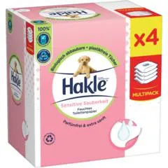 Hakle Feuchttücher sensitive Sauberkeit 4 x 42 Tücher