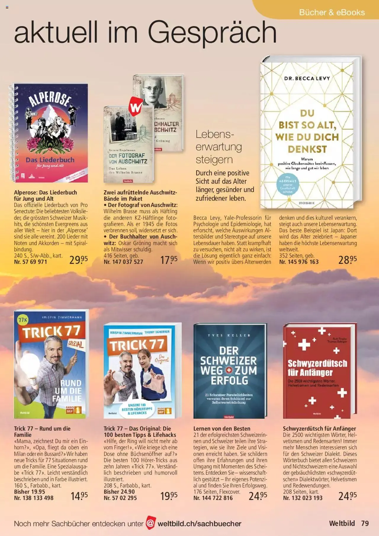 Weltbild Aktionen von 1. Juli bis 31. Juli 2023 - Prospekt seite 79