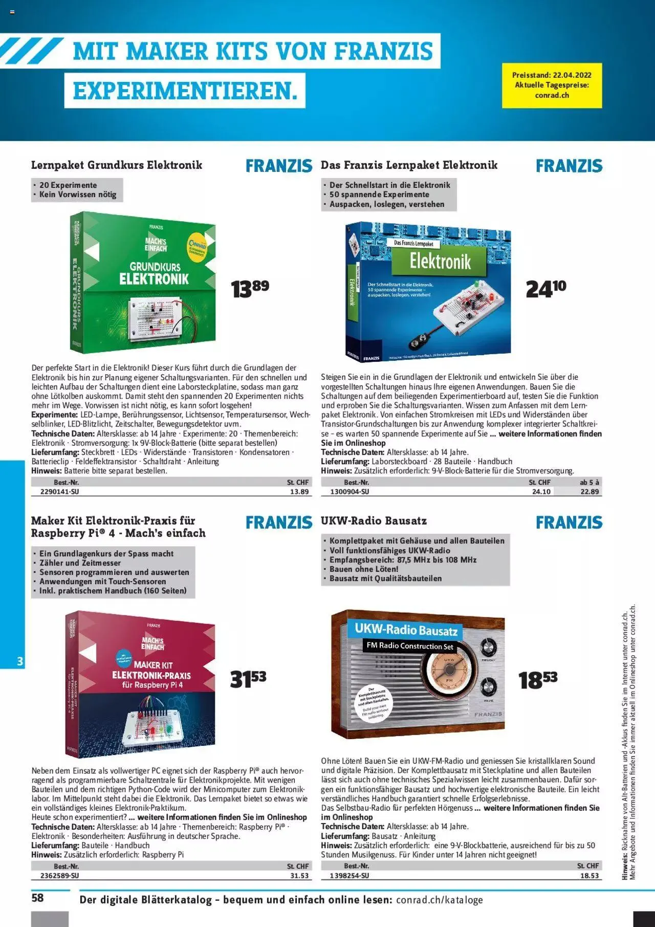 Conrad - Education 2022/23 von 5. Mai bis 31. Dezember 2023 - Prospekt seite  60