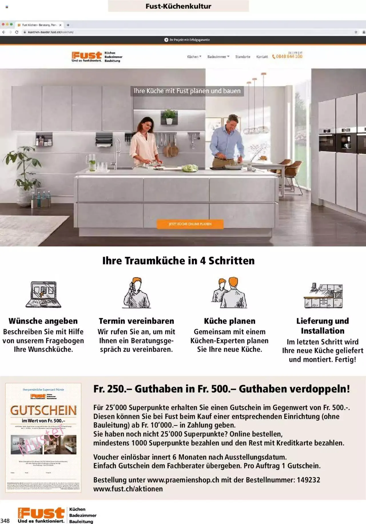 Fust - Küchenmagazin - Riesenauswahl von 22. Februar bis 31. Dezember 2023 - Prospekt seite  348