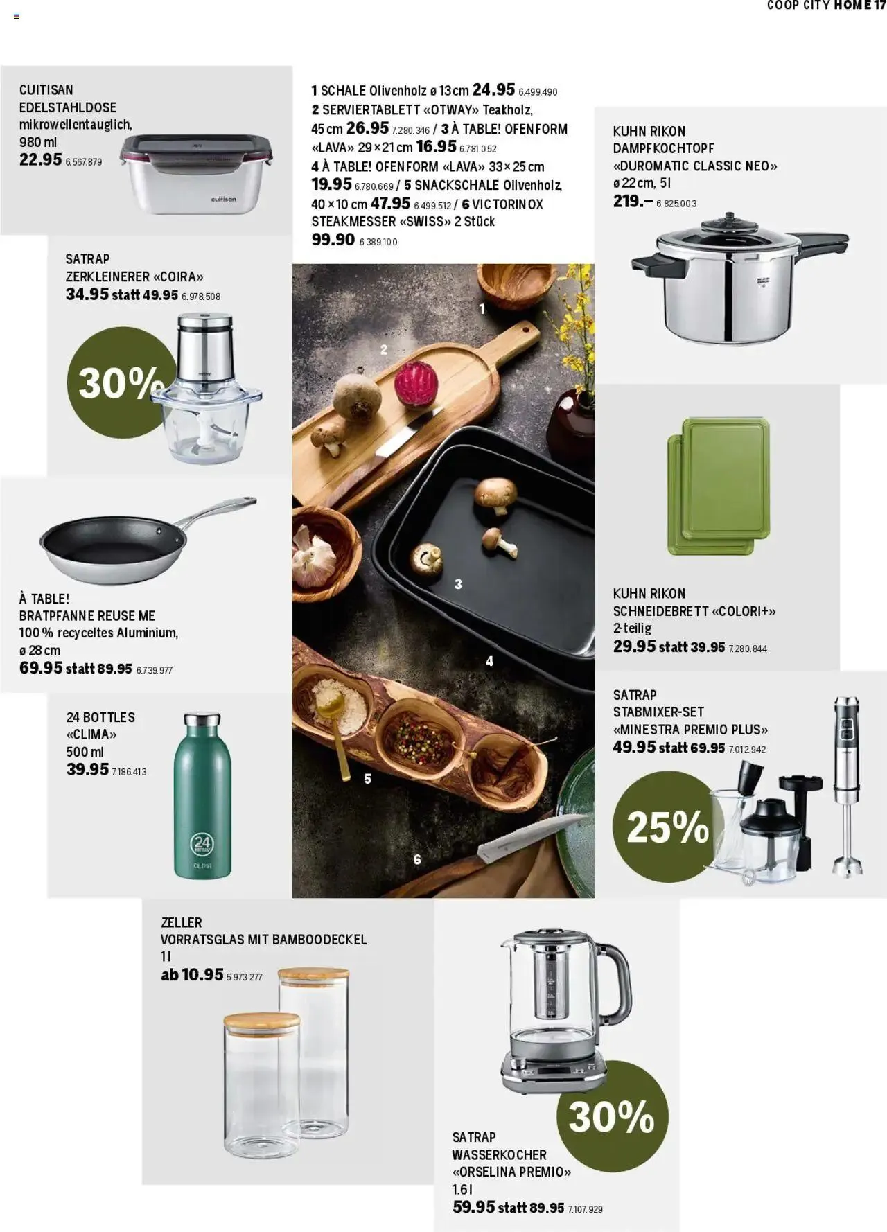 Coop City Aktionen Fruhherbst von 13. August bis 1. September 2024 - Prospekt seite 17