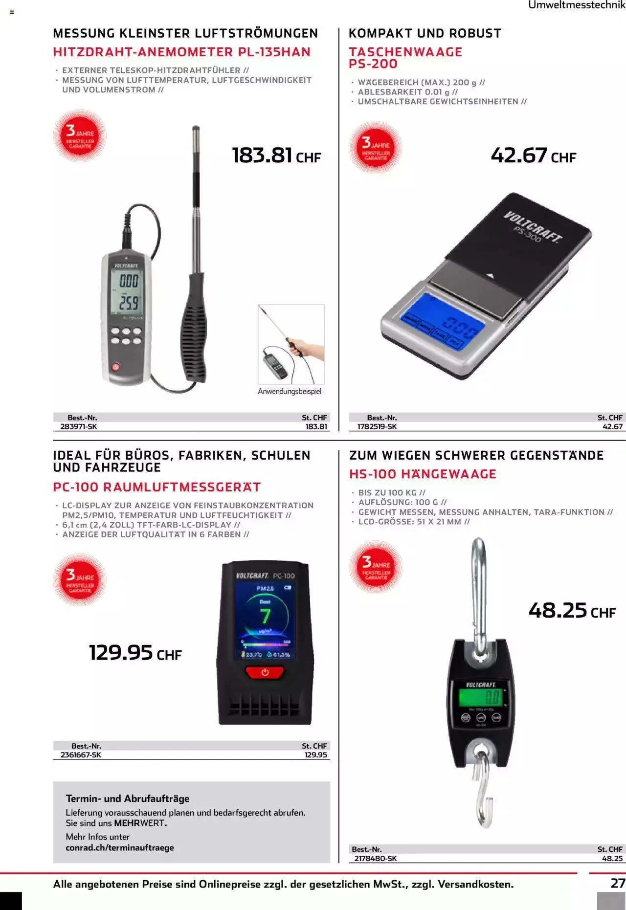 Conrad - 40 Jahre Voltcraft von 30. November bis 31. Dezember 2023 - Prospekt seite 29