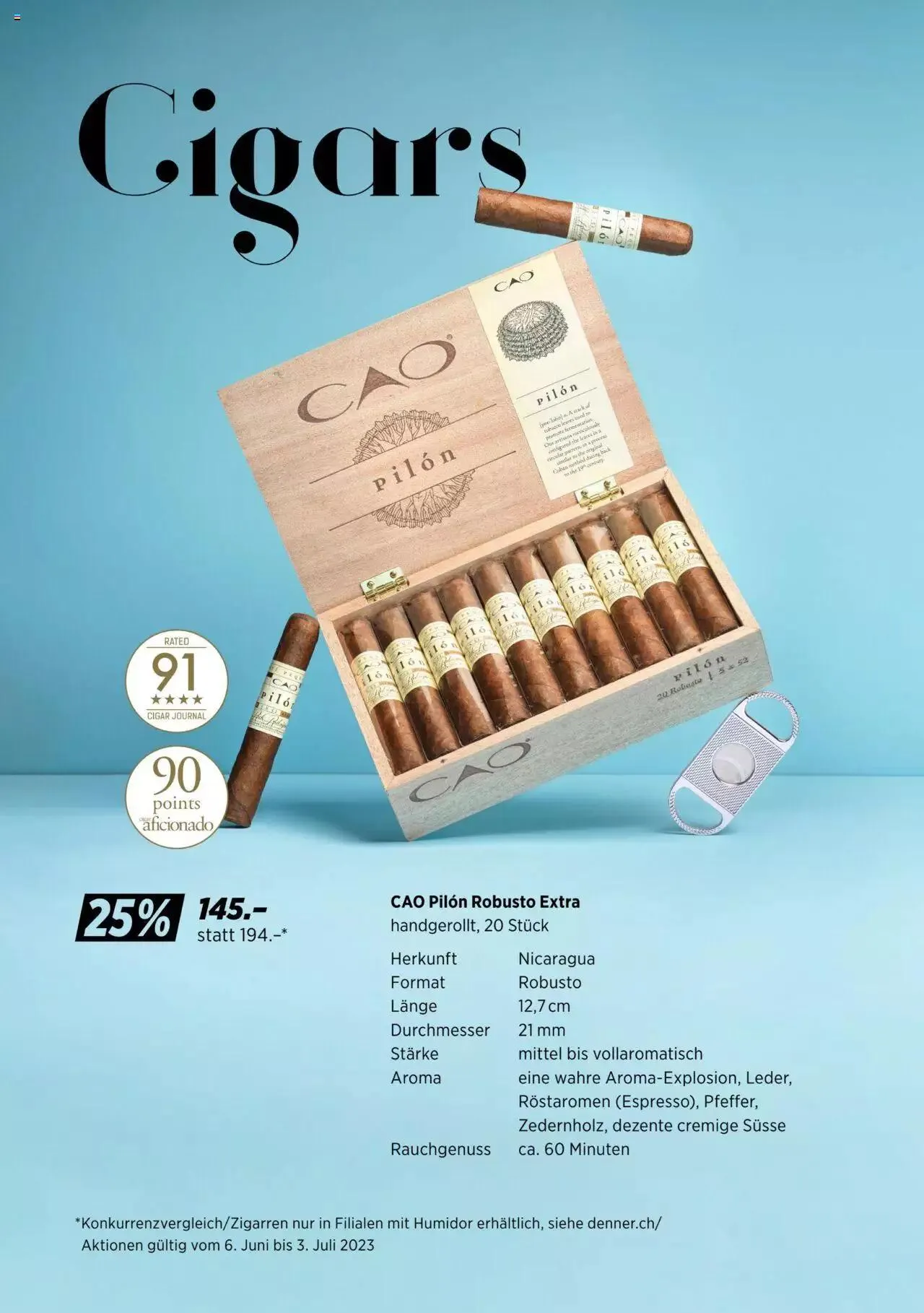 Denner Aktionen drinks and cigars DE von 6. Juni bis 31. Dezember 2023 - Prospekt seite 8