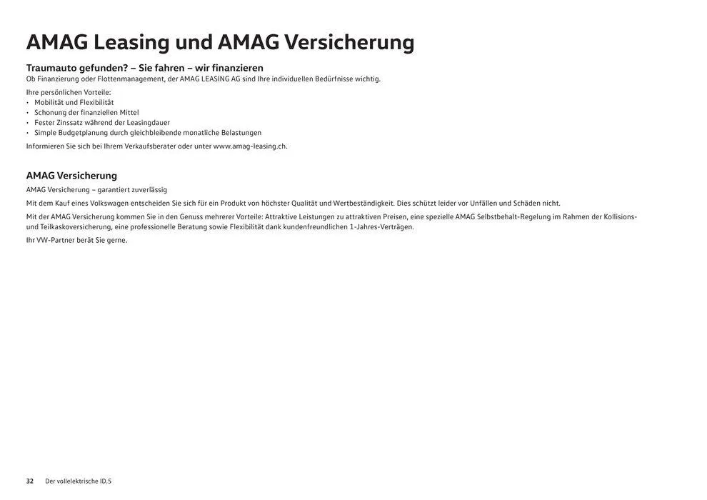 Der Neue ID.5 von 16. Januar bis 31. Dezember 2024 - Prospekt seite  32