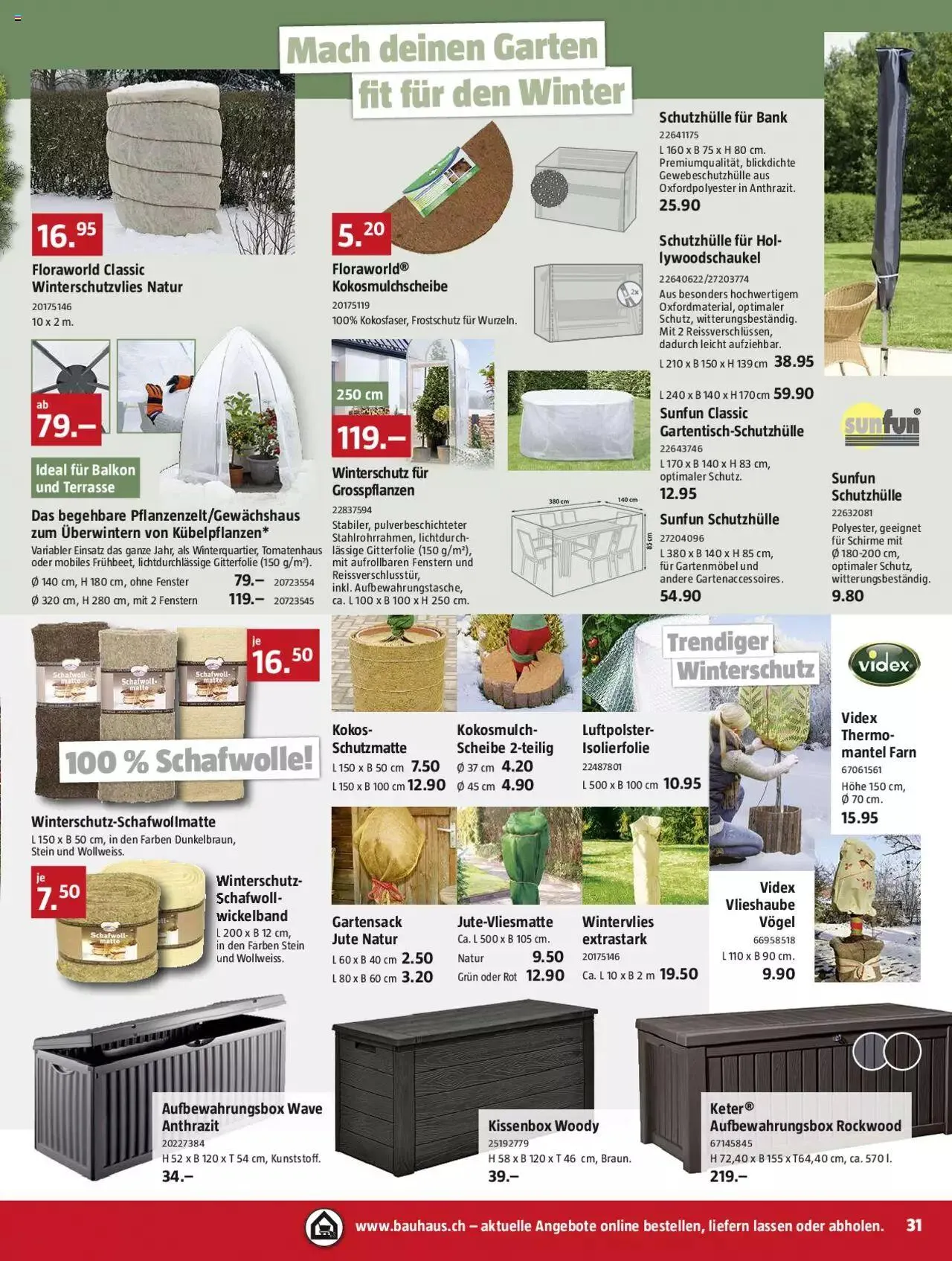 Bauhaus Aktionen von 2. Oktober bis 29. Oktober 2023 - Prospekt seite 31