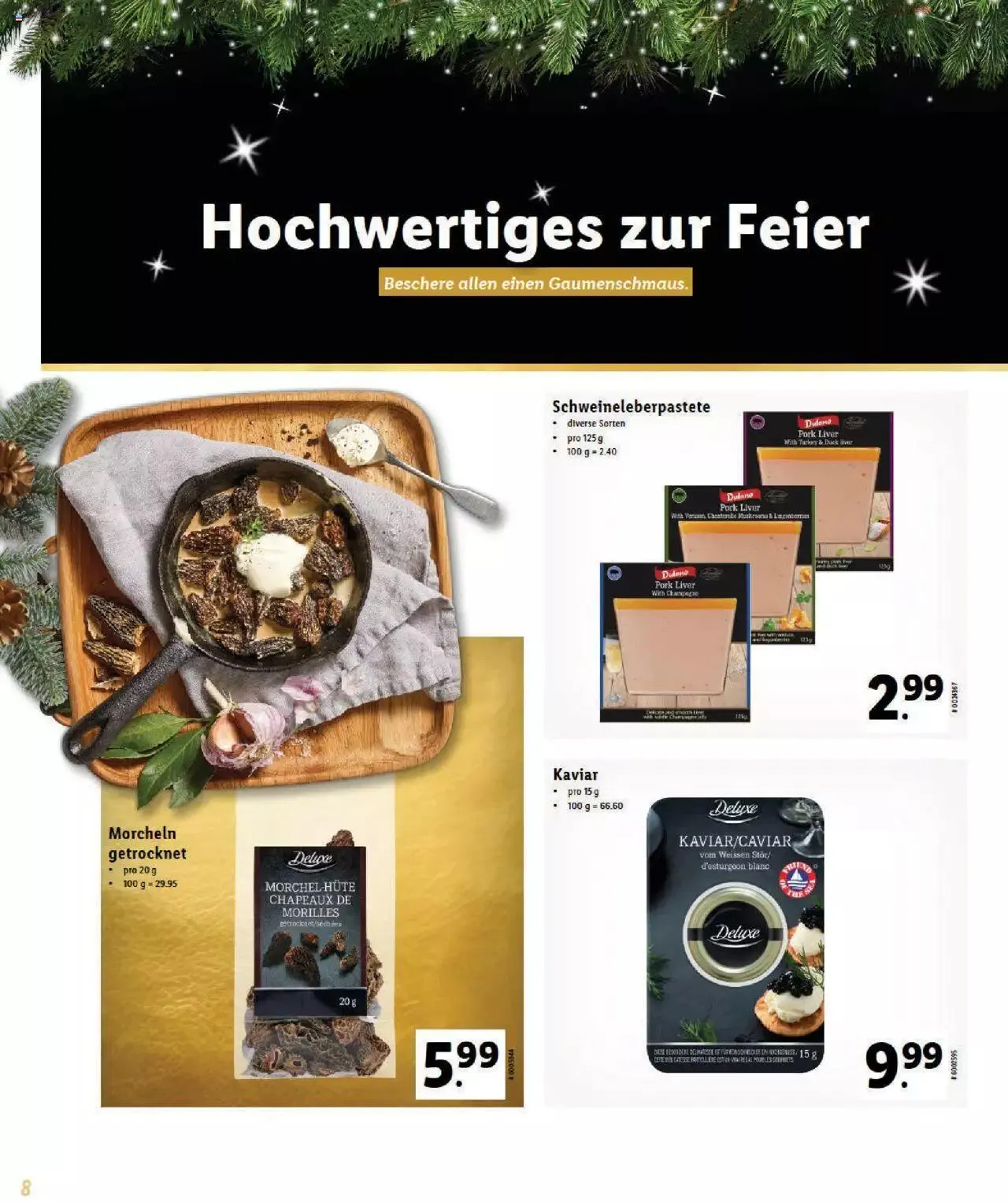 Lidl Magische Weihtnachstzeit von 2. November bis 31. Dezember 2023 - Prospekt seite  8
