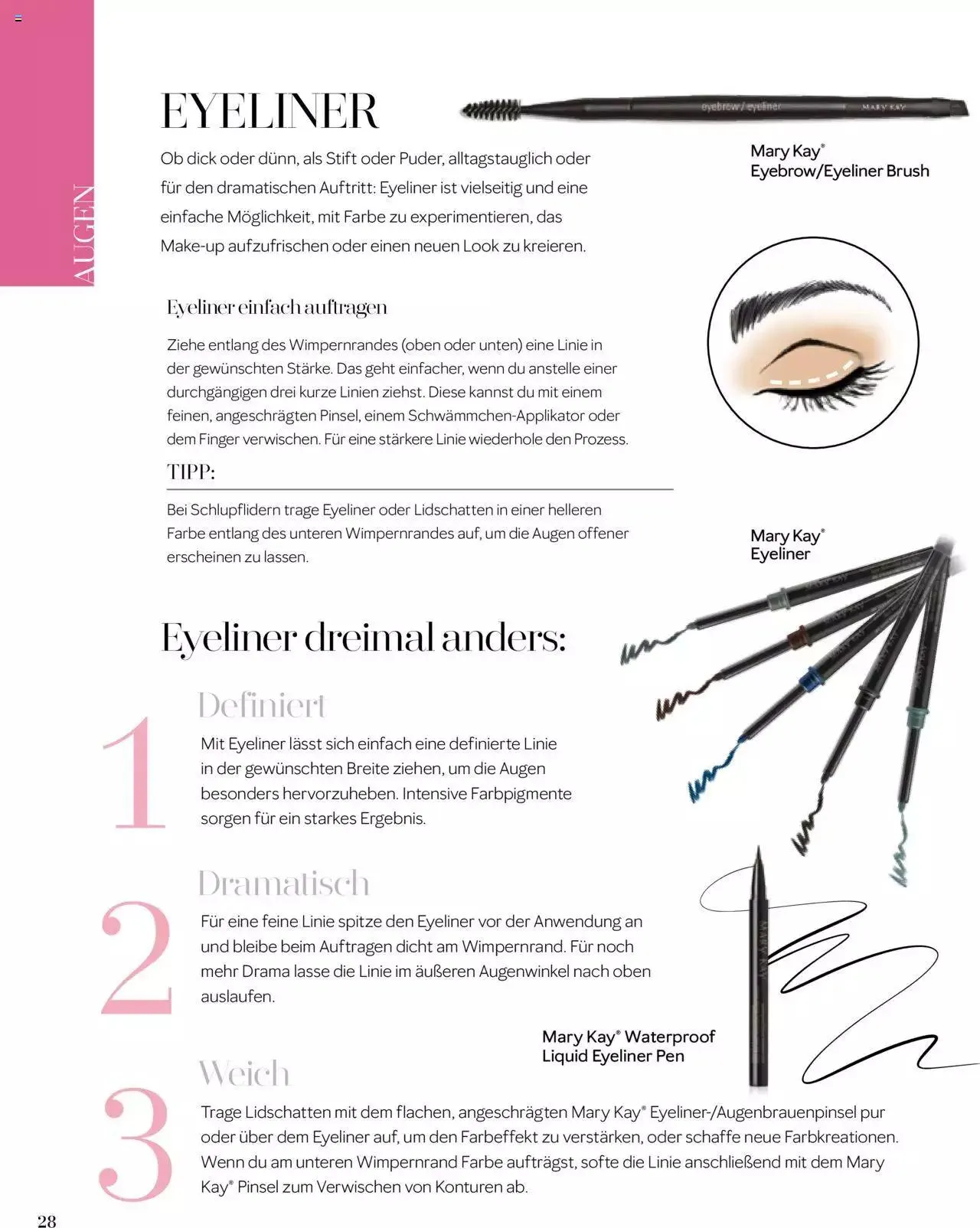 Mary Kay - Make-up Trainer von 16. September bis 31. Dezember 2023 - Prospekt seite  28