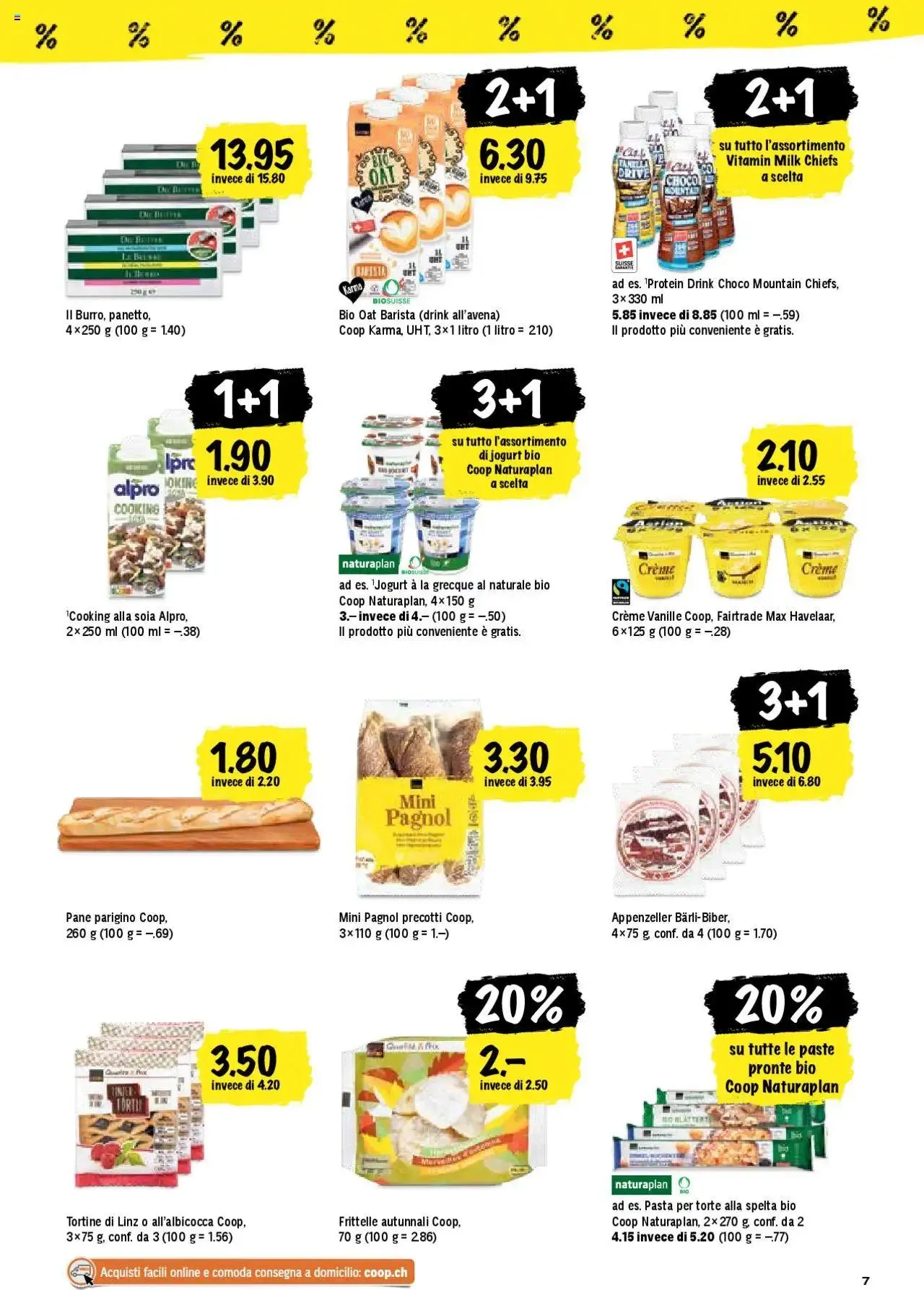 Coop - Una settimana di azioni von 1. Oktober bis 6. Oktober 2024 - Prospekt seite  7