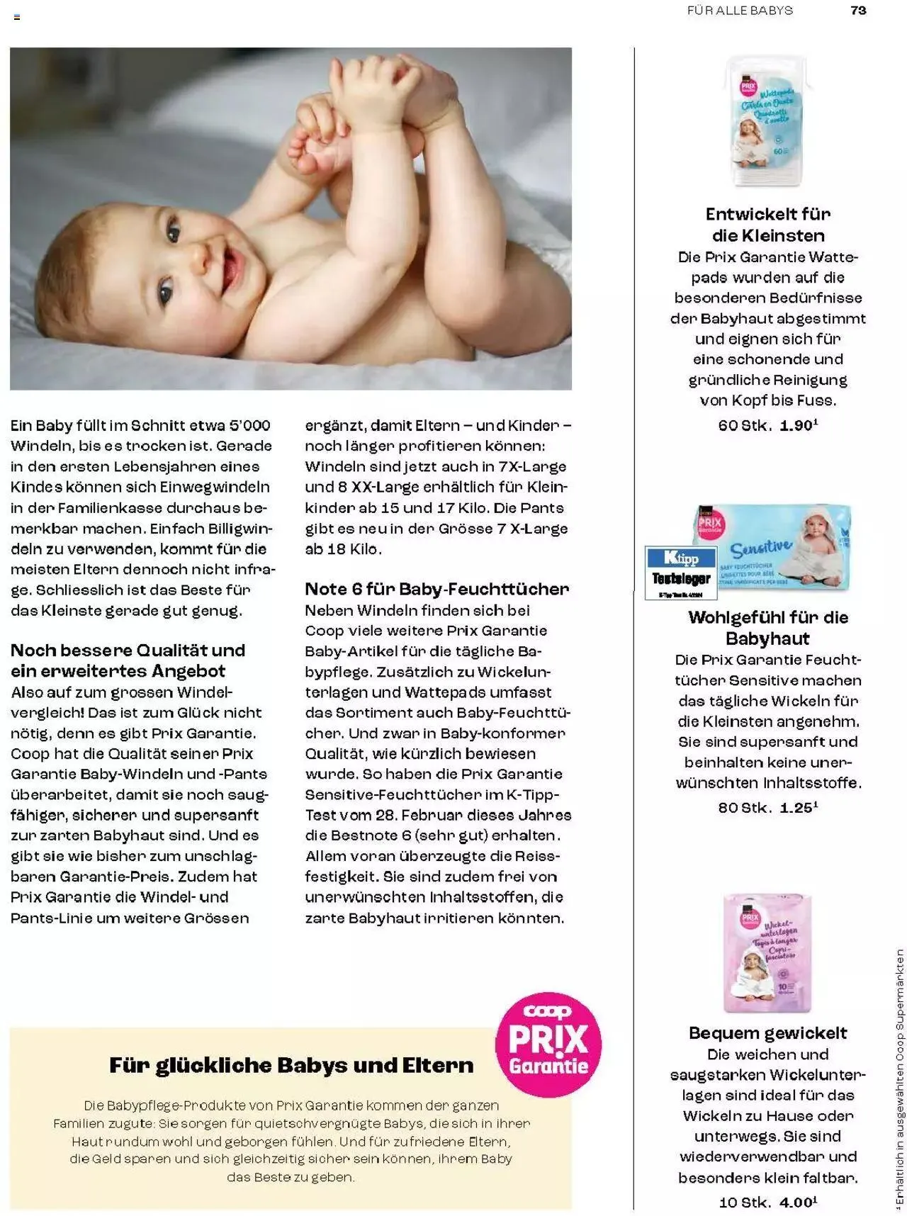 Coop Magazin Familien von 18. Juni bis 31. Dezember 2024 - Prospekt seite  73