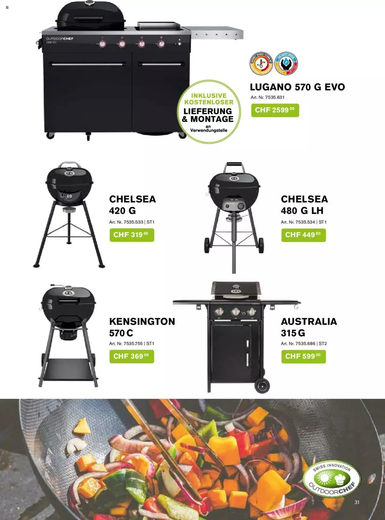 DO IT+GARDEN MIGROS - Grill von 22. März bis 31. Dezember 2023 - Prospekt seite  31