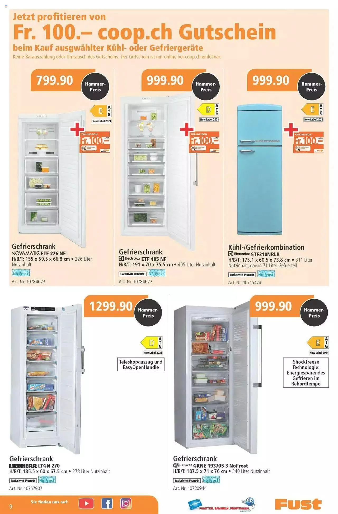 Fust Aktionen von 30. Mai bis 23. Juni 2024 - Prospekt seite 9