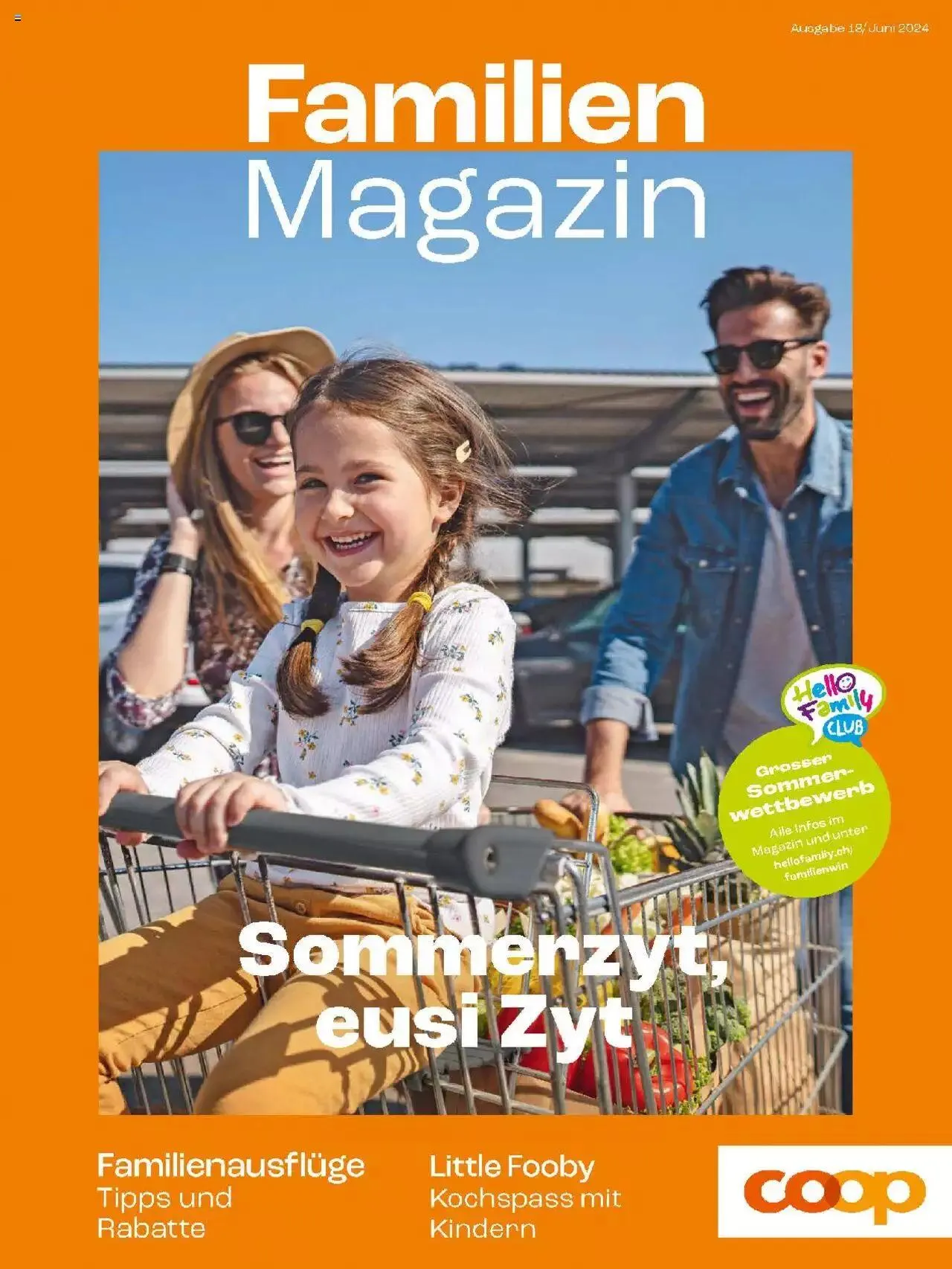 Coop Magazin Familien von 18. Juni bis 31. Dezember 2024 - Prospekt seite  1