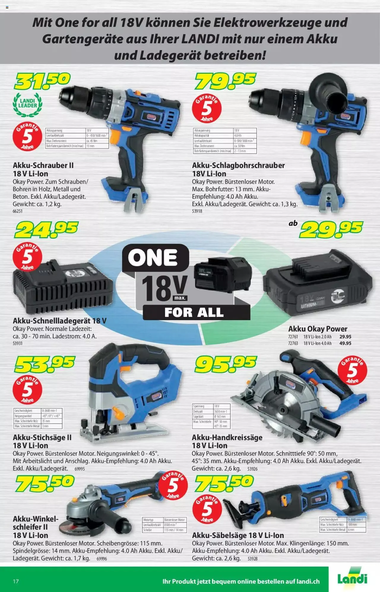 Landi - Hof und Stall 2022 von 1. Mai bis 31. Dezember 2023 - Prospekt seite 17