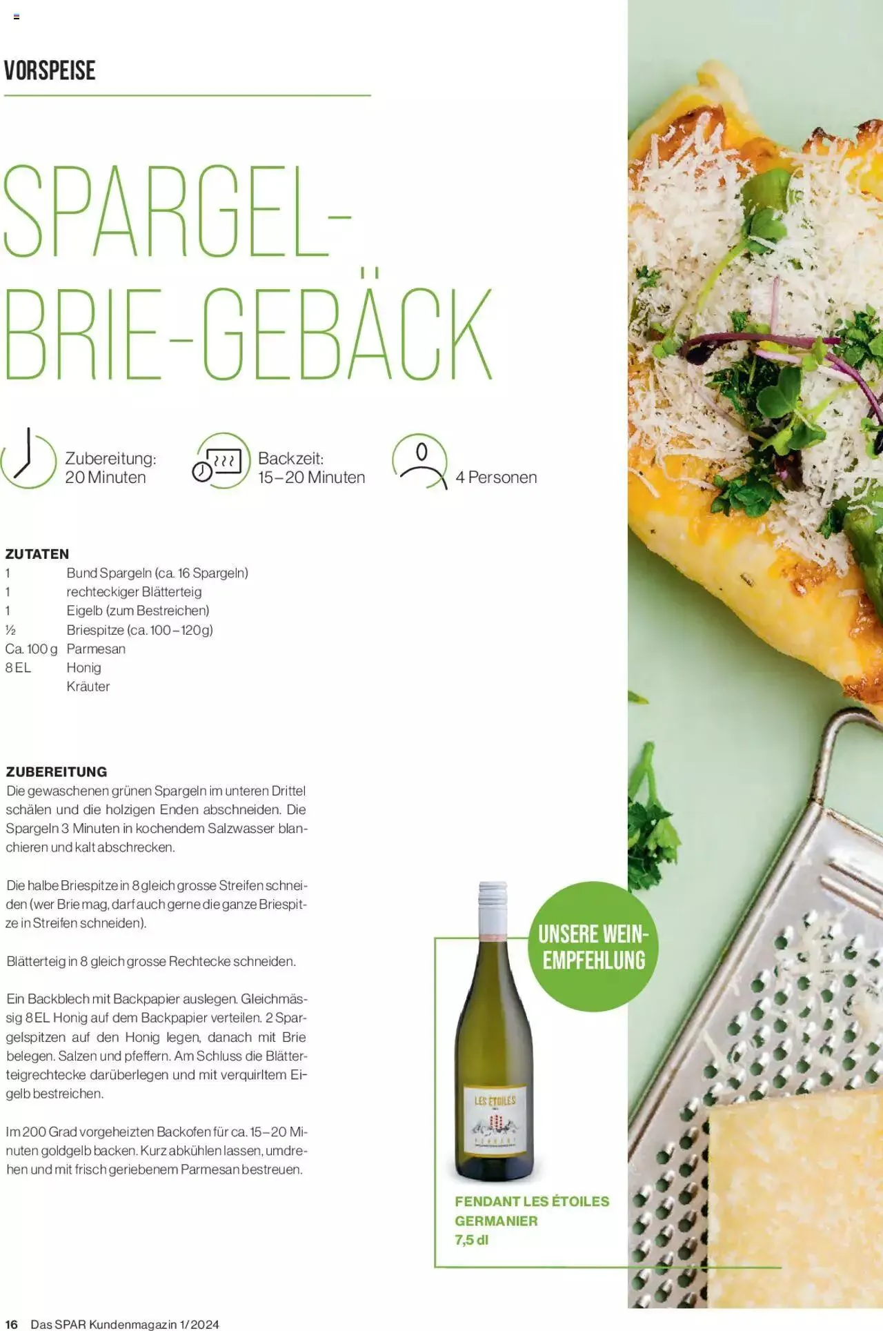 SPAR Kundenmagazin von 4. März bis 31. Dezember 2024 - Prospekt seite 16