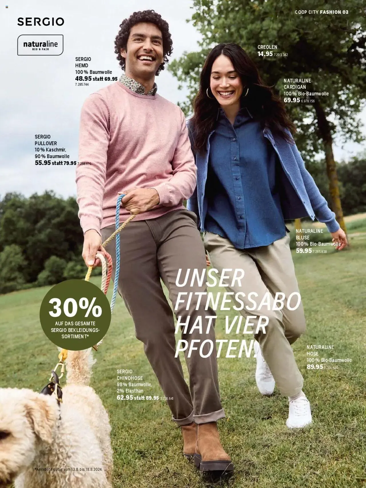 Coop City Aktionen Fruhherbst von 13. August bis 1. September 2024 - Prospekt seite 3