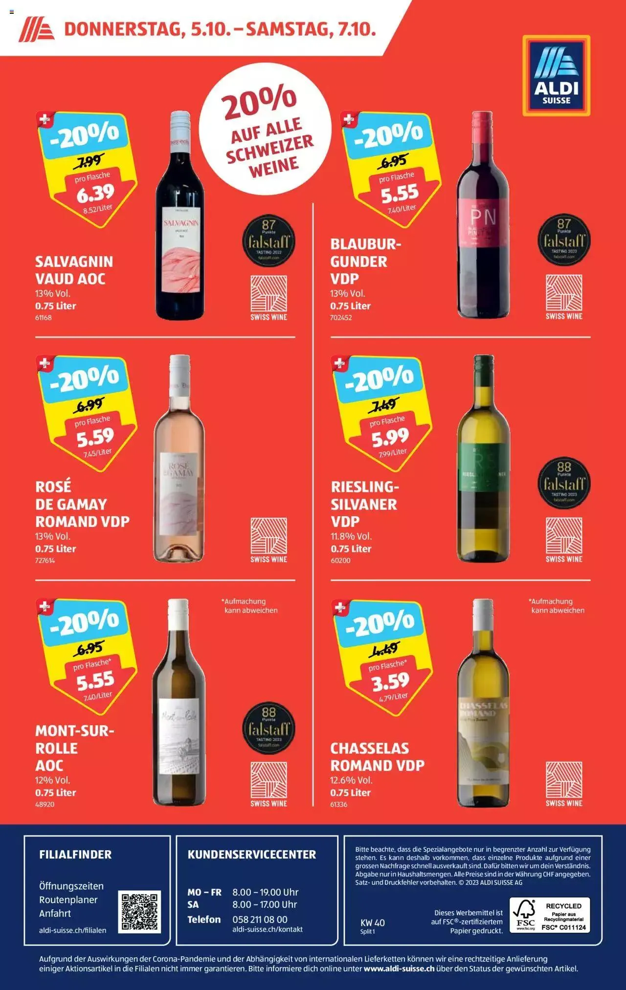 Aldi Aktionen von 5. Oktober bis 11. Oktober 2023 - Prospekt seite 32