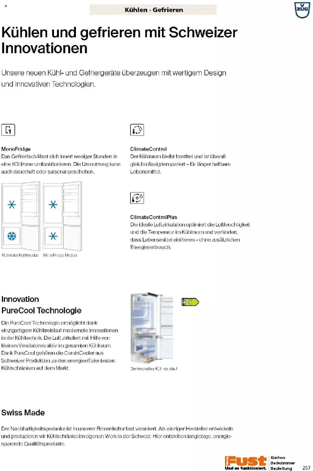 Fust Küchen- und Badezimmerprospekt von 4. März bis 31. Dezember 2024 - Prospekt seite  257