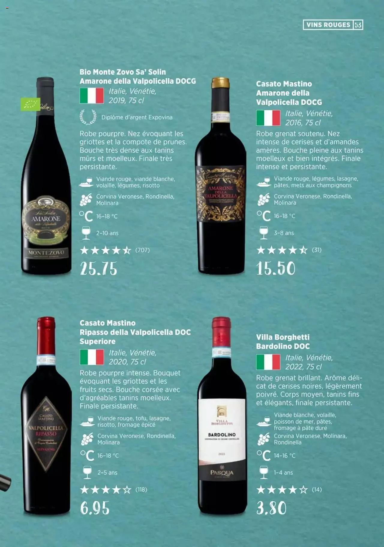 Denner Guide des vins 2023 /2024 FR von 11. September bis 31. Dezember 2024 - Prospekt seite  53