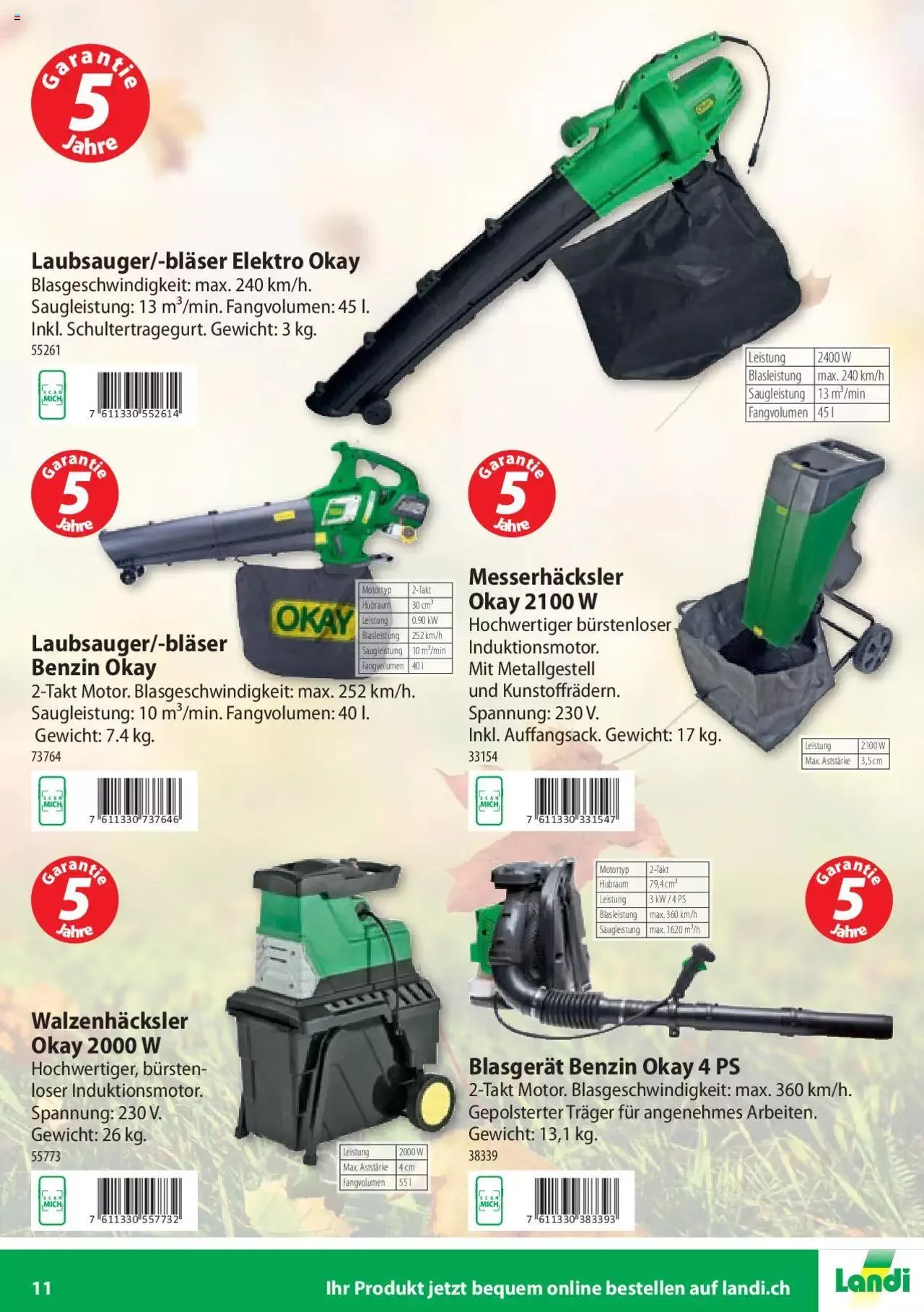 Landi - Motorgeräte 2023 von 7. März bis 31. Dezember 2023 - Prospekt seite  11