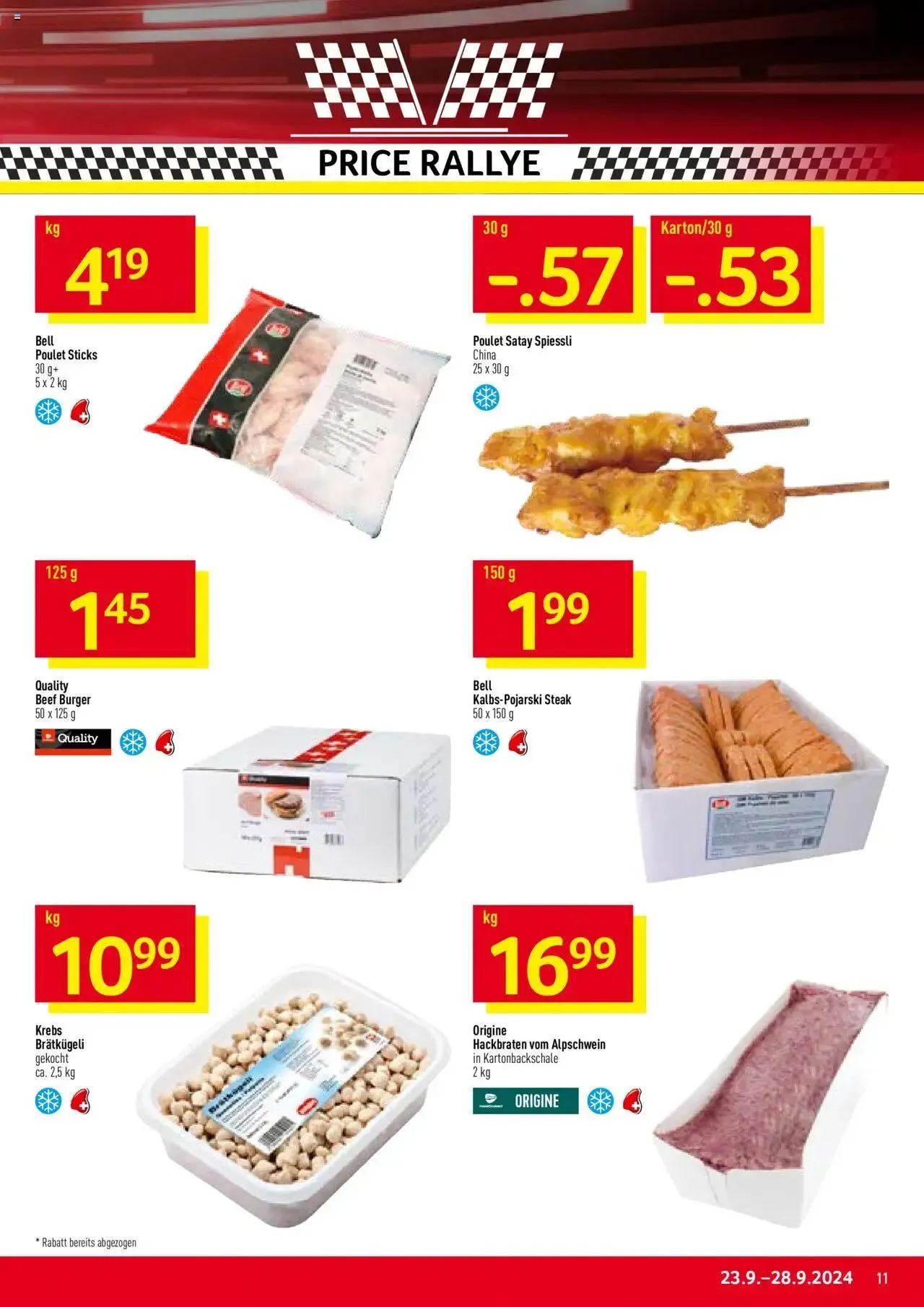 Prodega Aktionen von 23. September bis 28. September 2024 - Prospekt seite  11