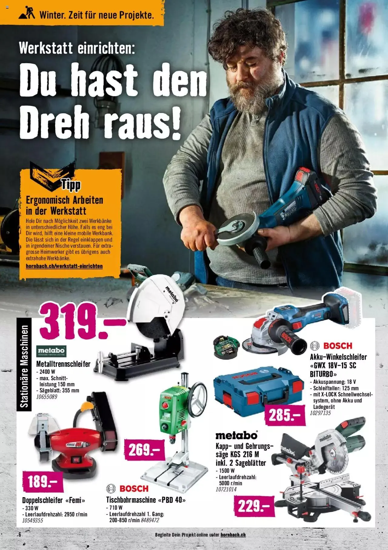 Hornbach Aktionen von 1. Februar bis 26. Februar 2024 - Prospekt seite 6
