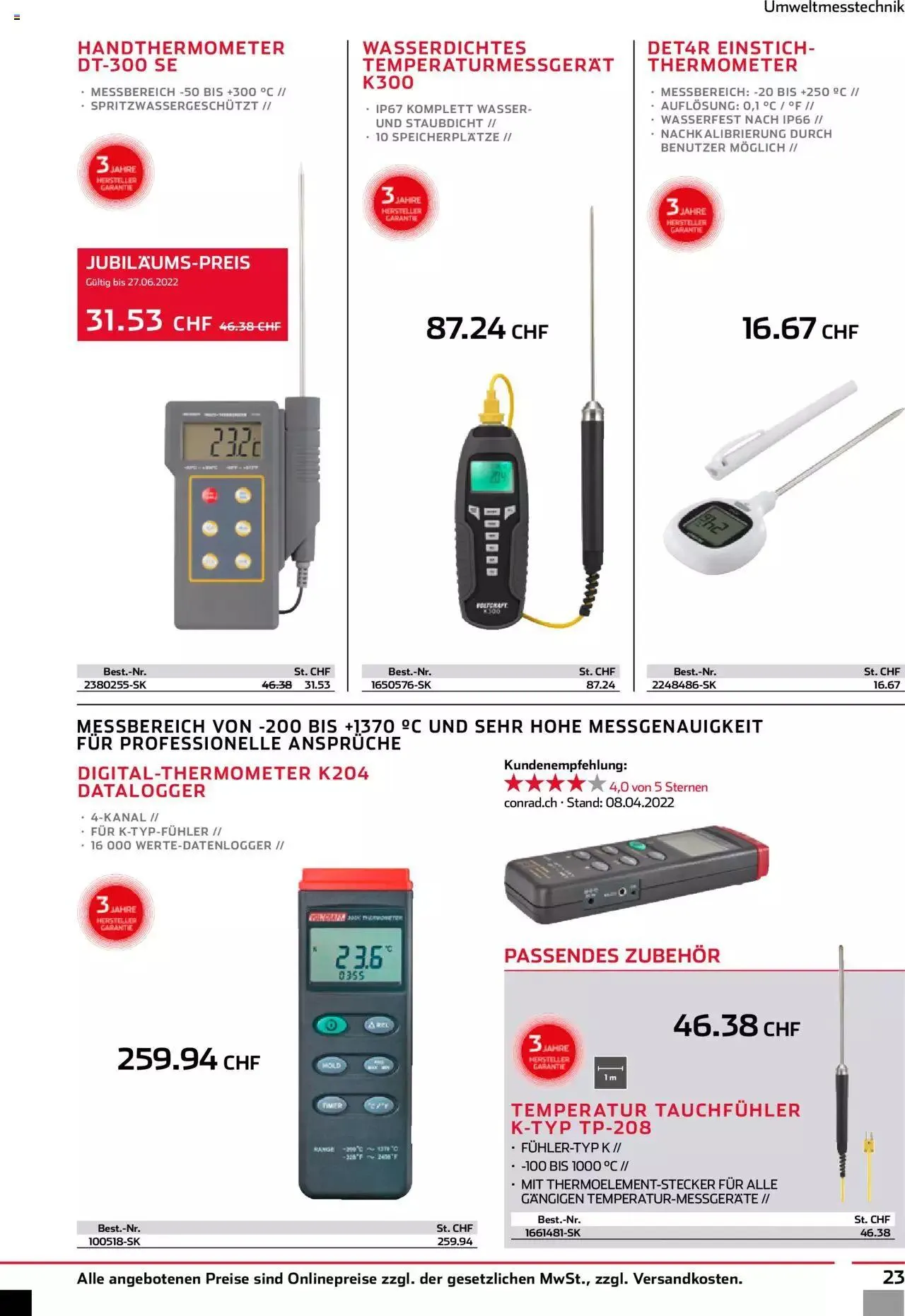 Conrad - 40 Jahre Voltcraft von 30. November bis 31. Dezember 2023 - Prospekt seite  25