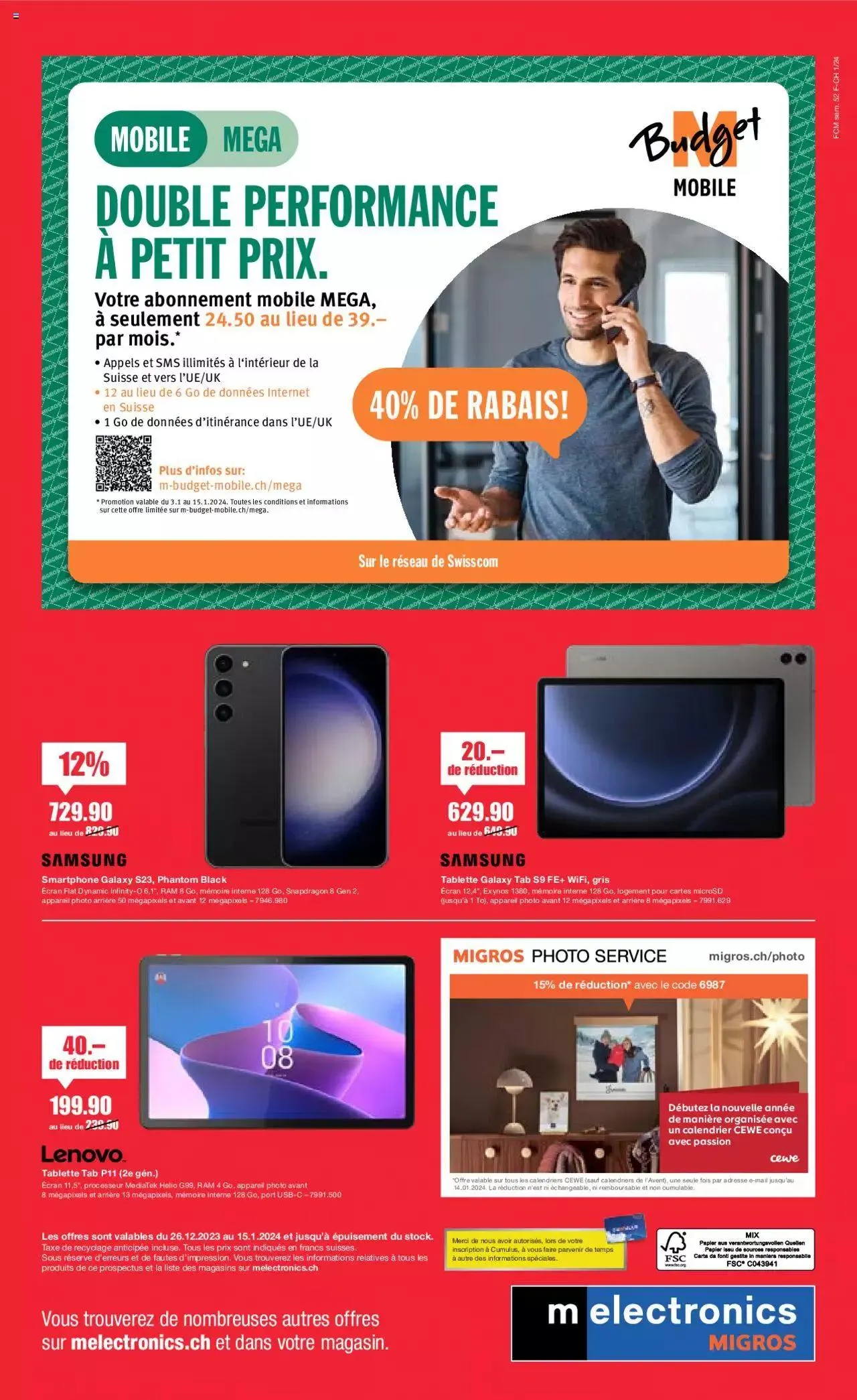 Melectronics - Prospectus von 26. Dezember bis 15. Januar 2024 - Prospekt seite 12