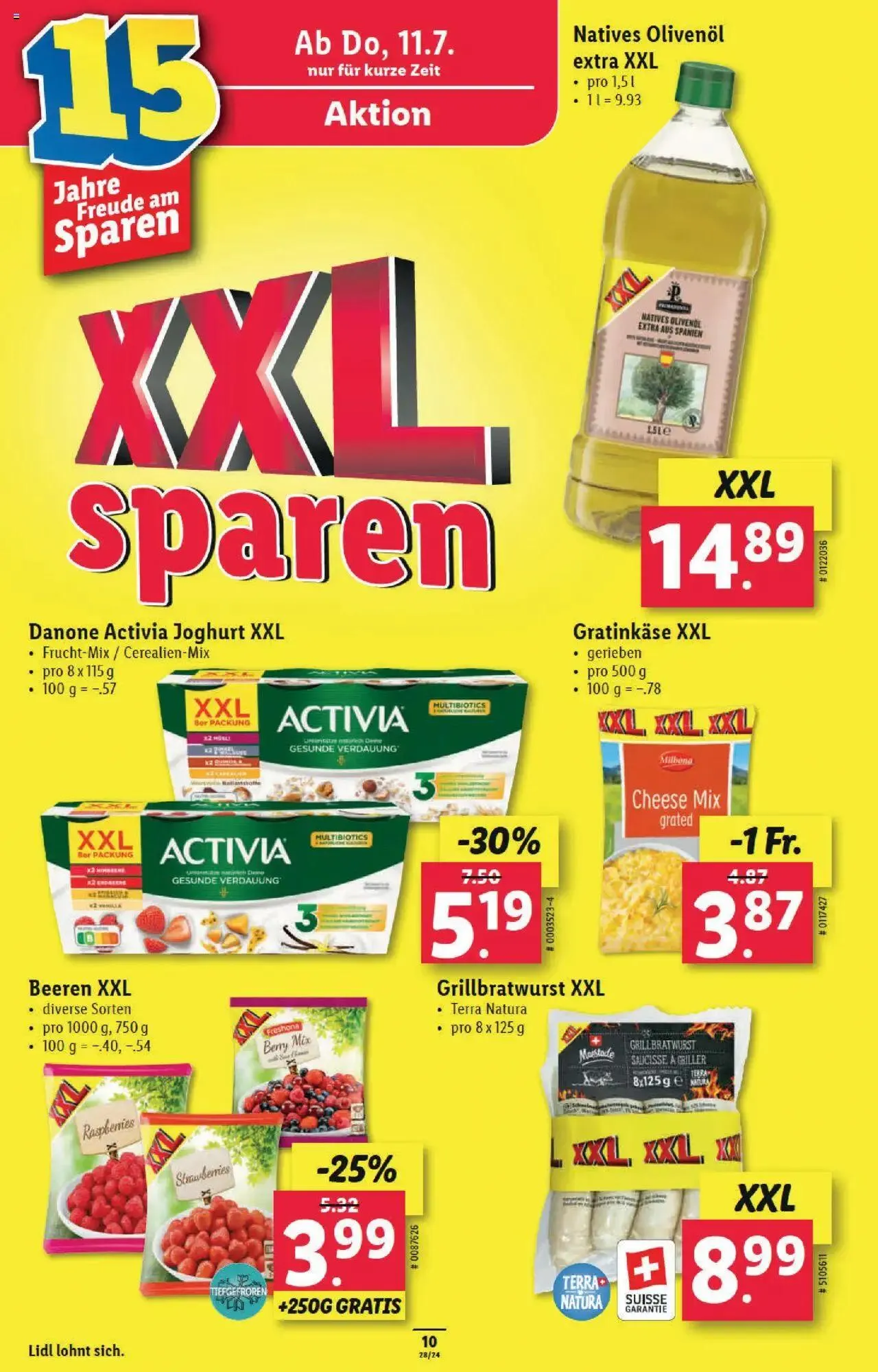 Lidl Aktionen von 11. Juli bis 17. Juli 2024 - Prospekt seite 10