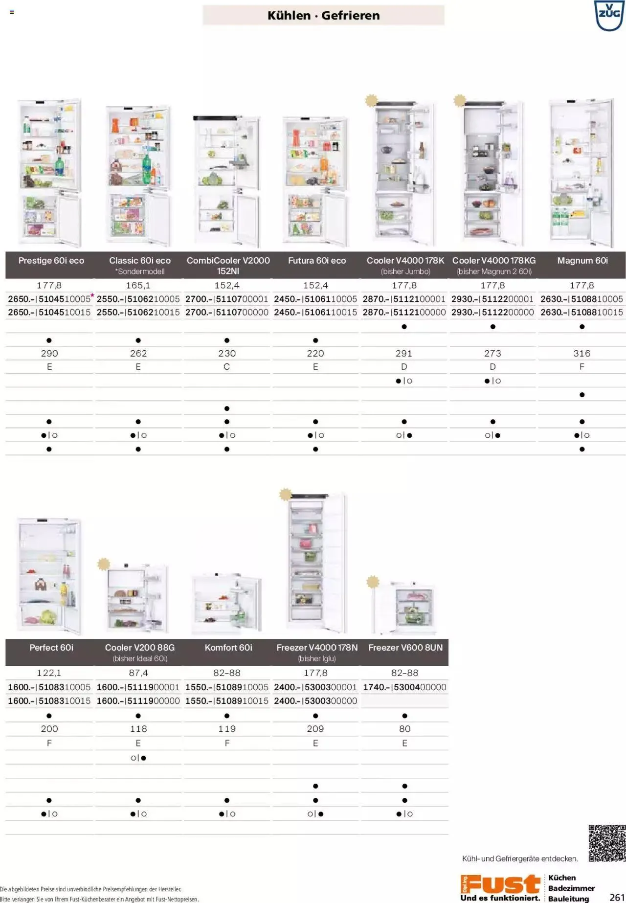 Fust - Küchenmagazin - Riesenauswahl von 22. Februar bis 31. Dezember 2023 - Prospekt seite 261