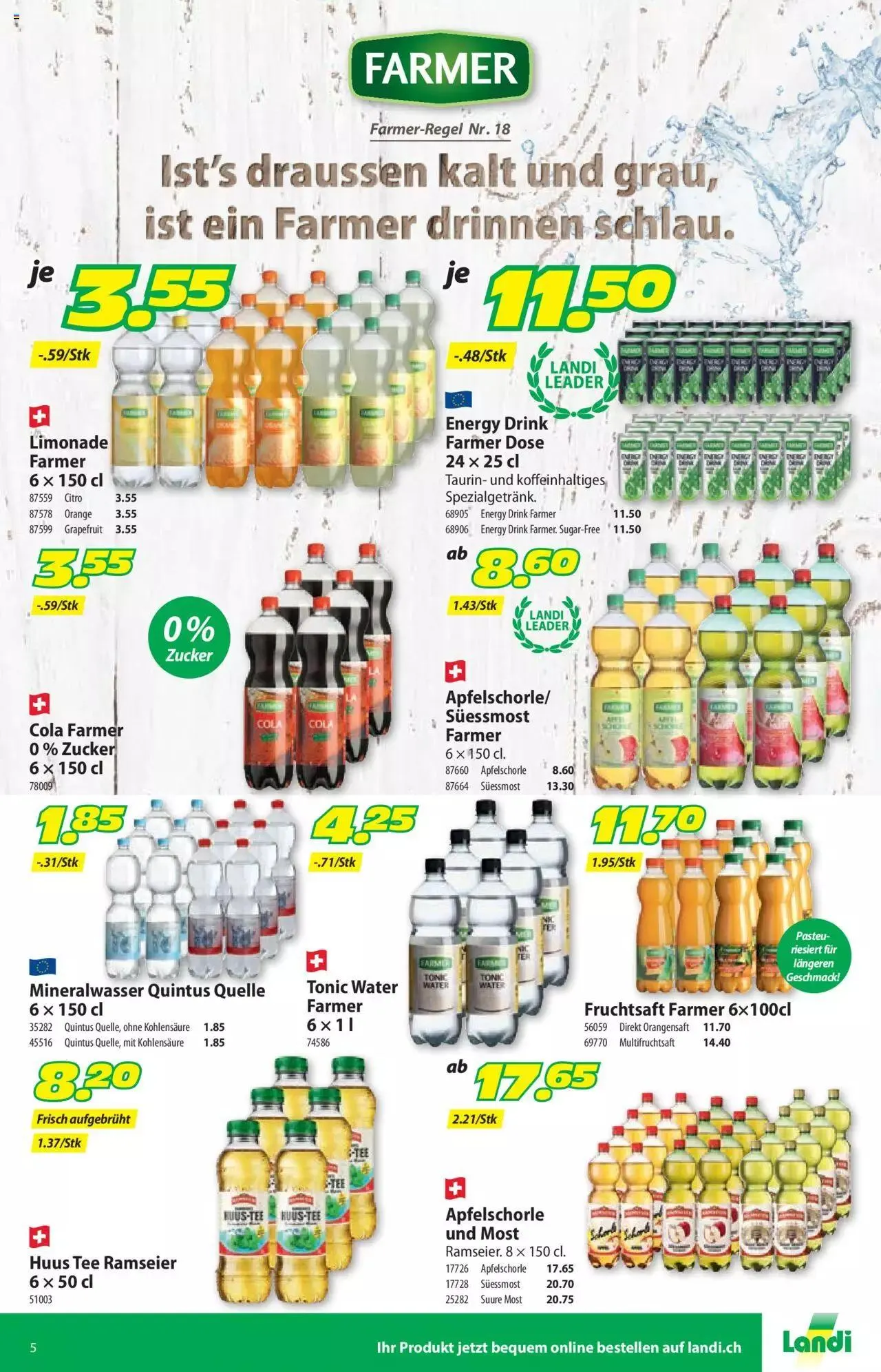 Landi - Aktueller Prospekt von 26. Dezember bis 31. Dezember 2023 - Prospekt seite  5