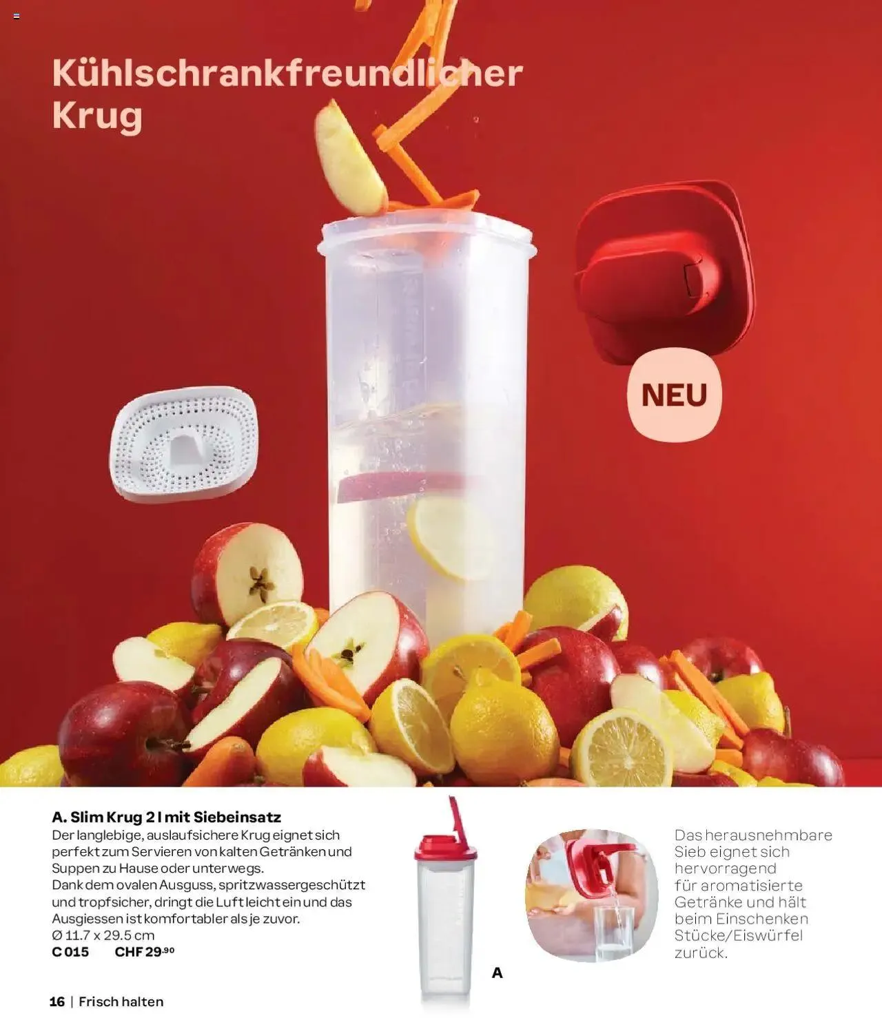 Tupperware Aktionen Herbst / Winter 2024/25 von 2. September bis 31. Dezember 2024 - Prospekt seite  16