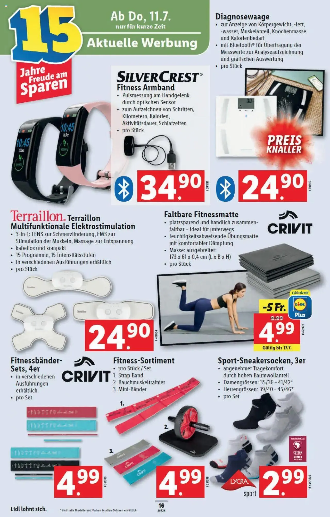 Lidl Aktionen von 11. Juli bis 17. Juli 2024 - Prospekt seite 16