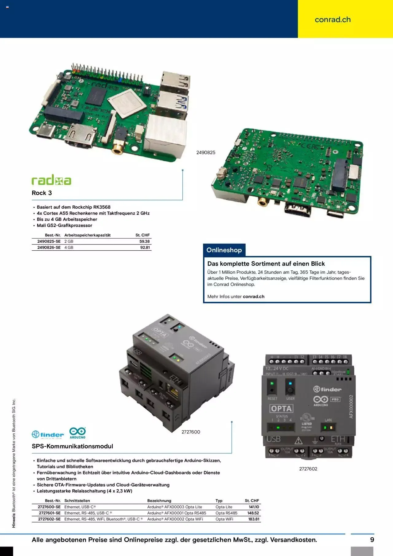 Conrad Automation und Robotik von 18. Juli bis 31. Dezember 2023 - Prospekt seite  9